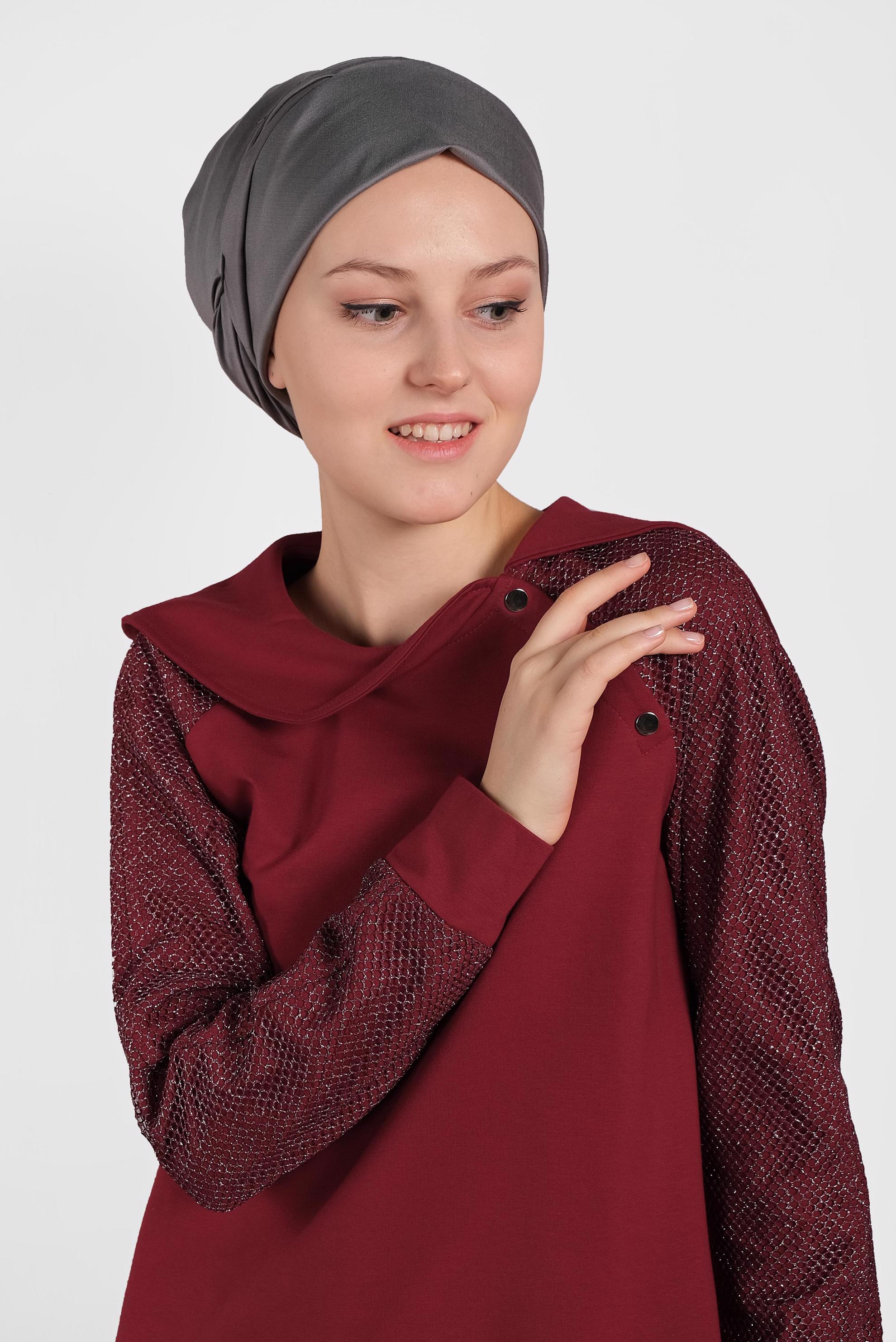 Hijab clothing CLARET RED 4277 MARİSS 2′Lİ PANT.EŞOFMAN TAKIM 36/42