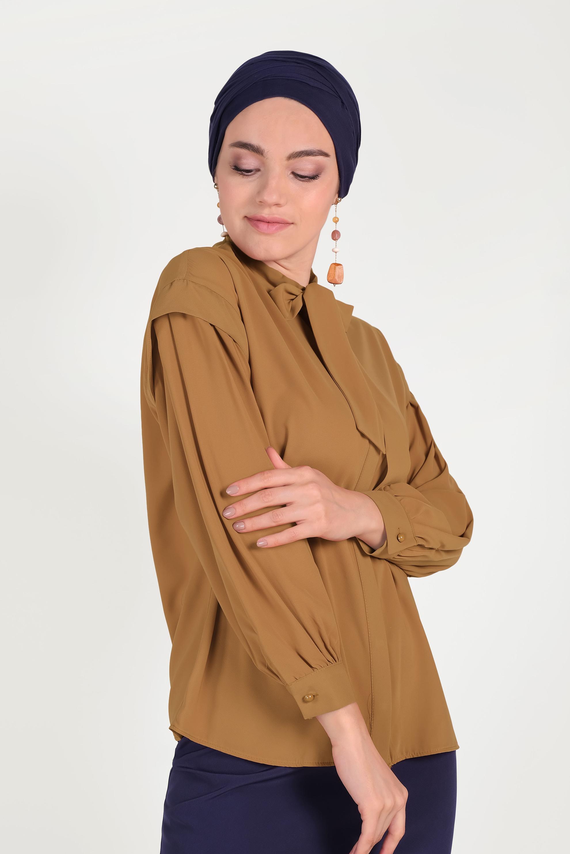 Hijab clothing TABA BLOUSE WITH FOULARD 40318 