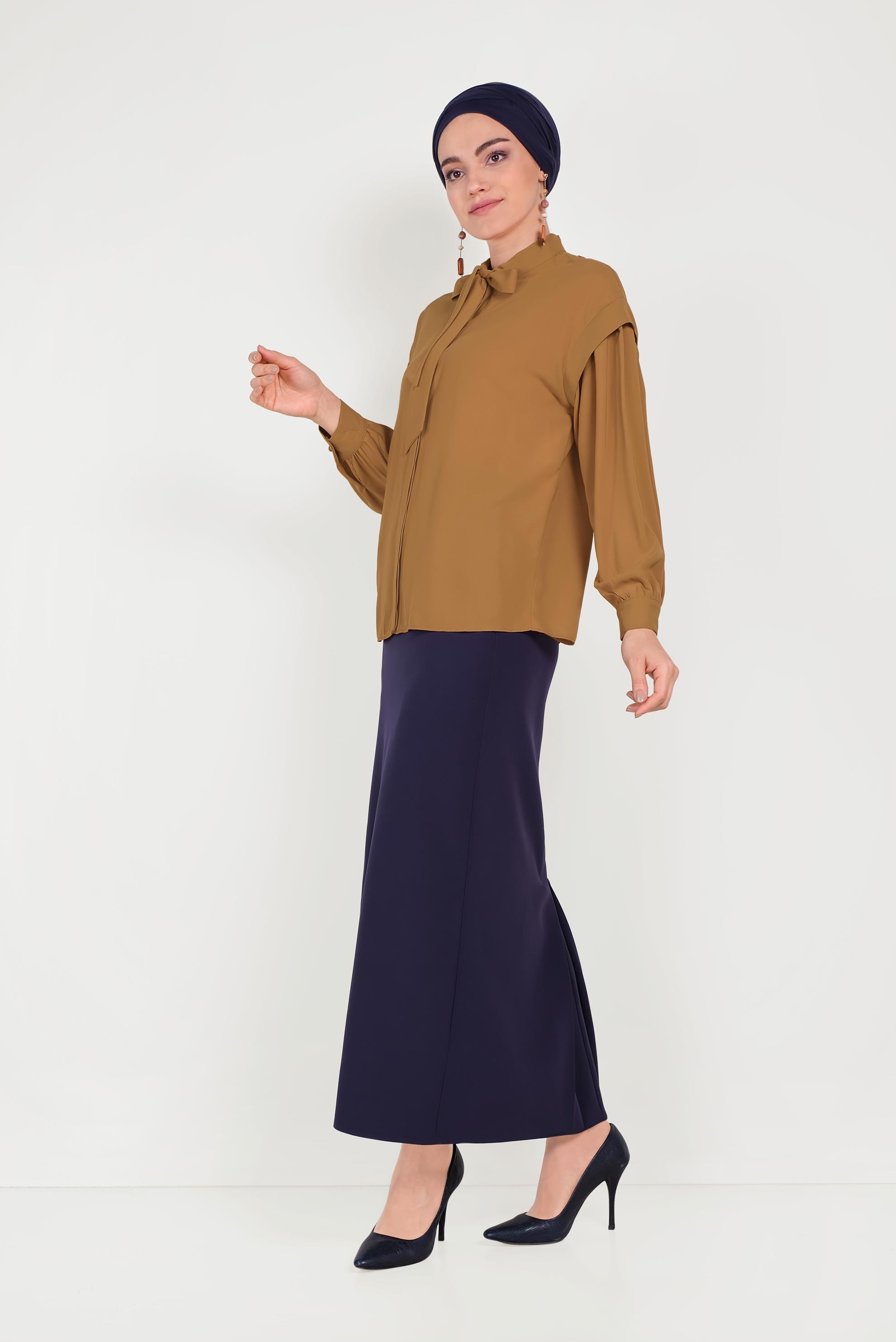 Hijab clothing TABA BLOUSE WITH FOULARD 40318 