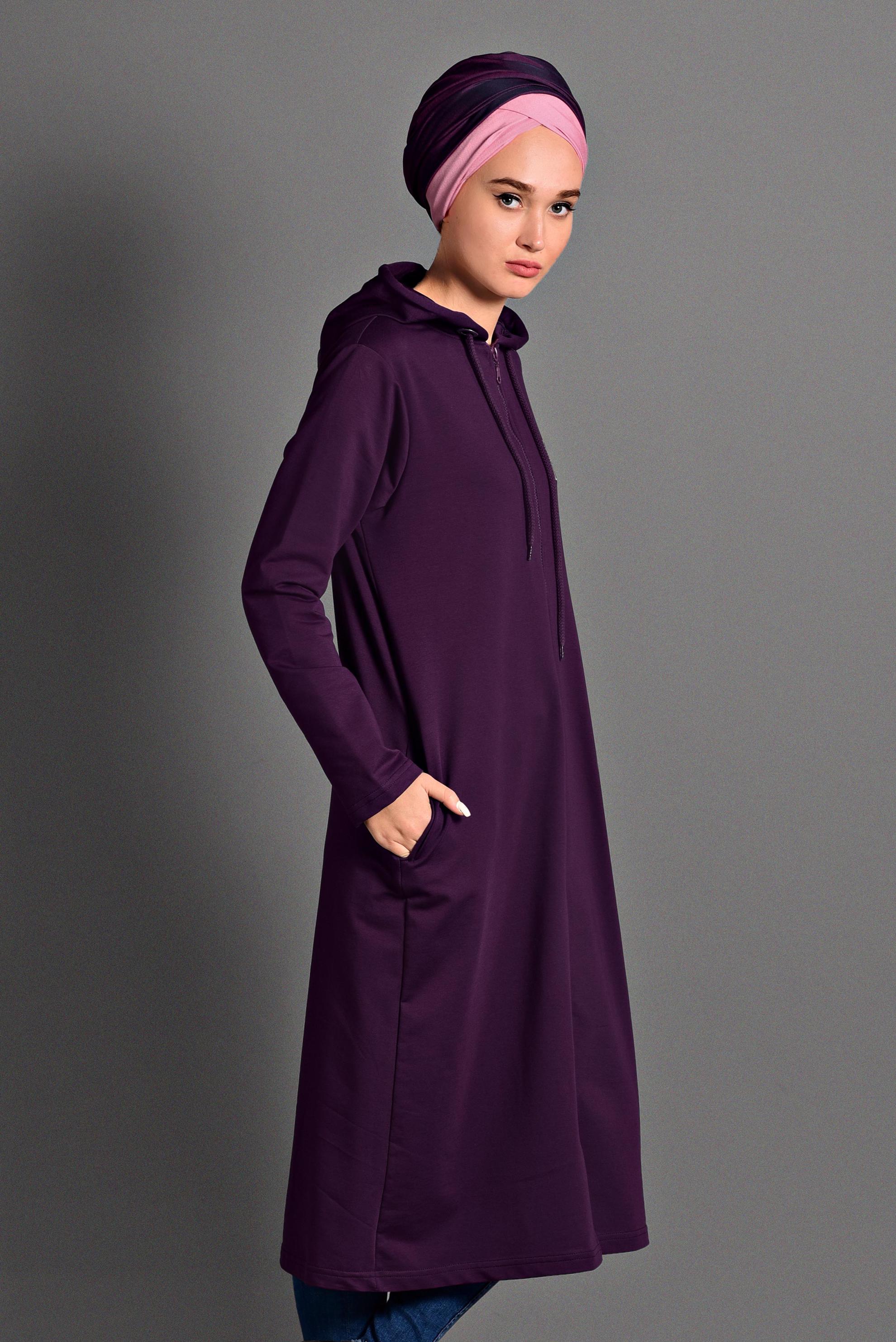 Tesettür giyim MÜRDÜM SPOR CEKET 4003 