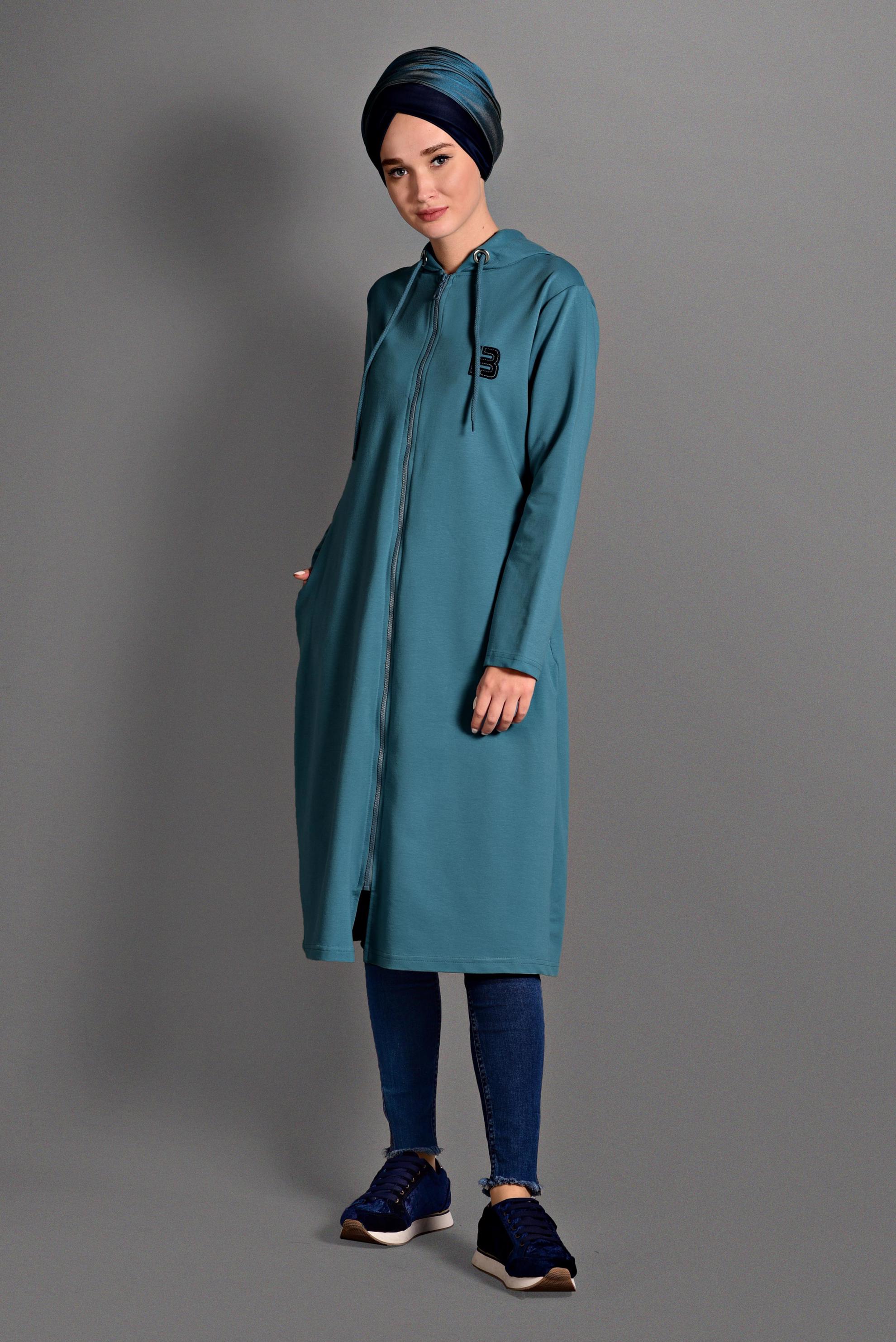 Hijab clothing GREEN SPORT JACKET 4003