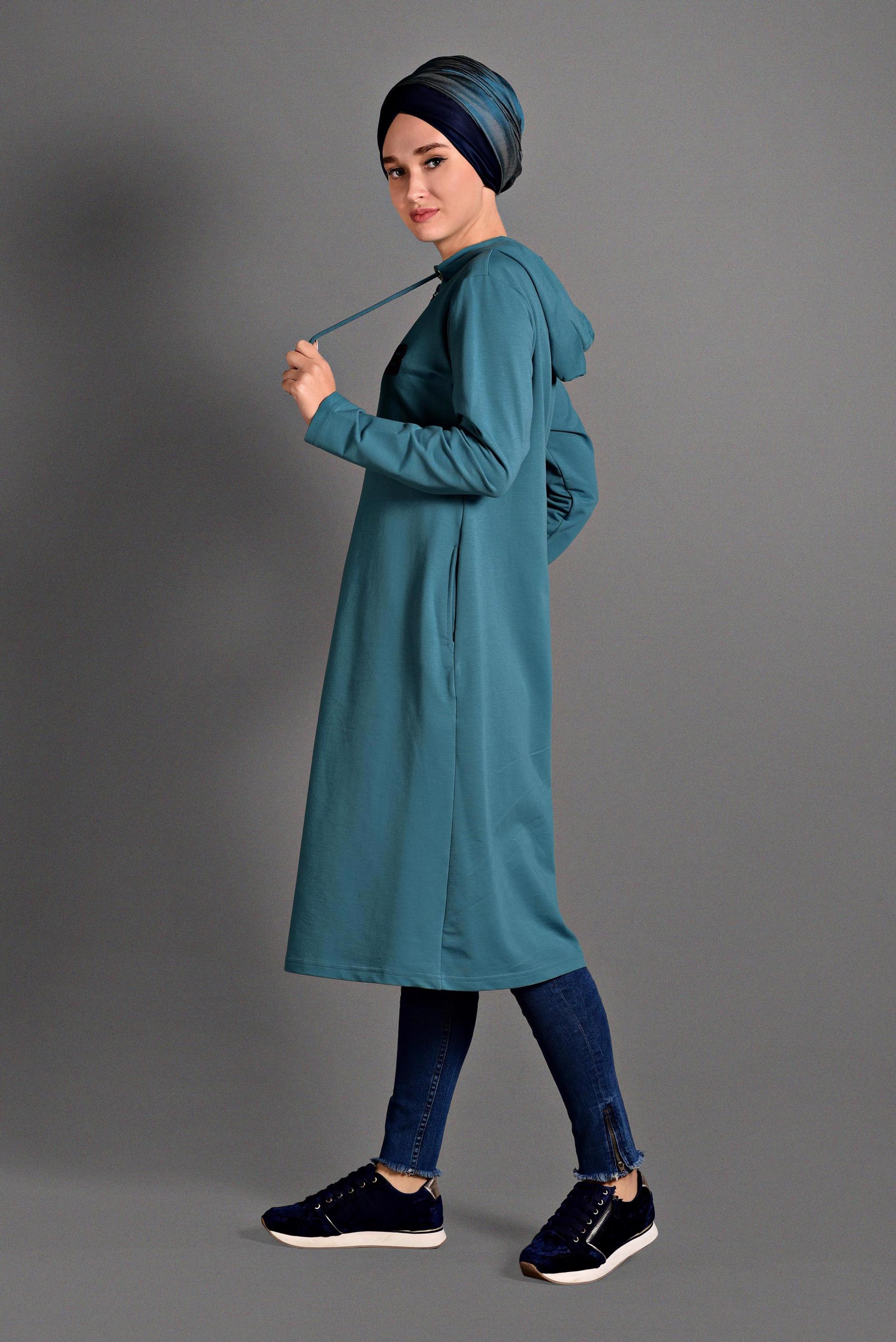 Hijab clothing GREEN SPORT JACKET 4003