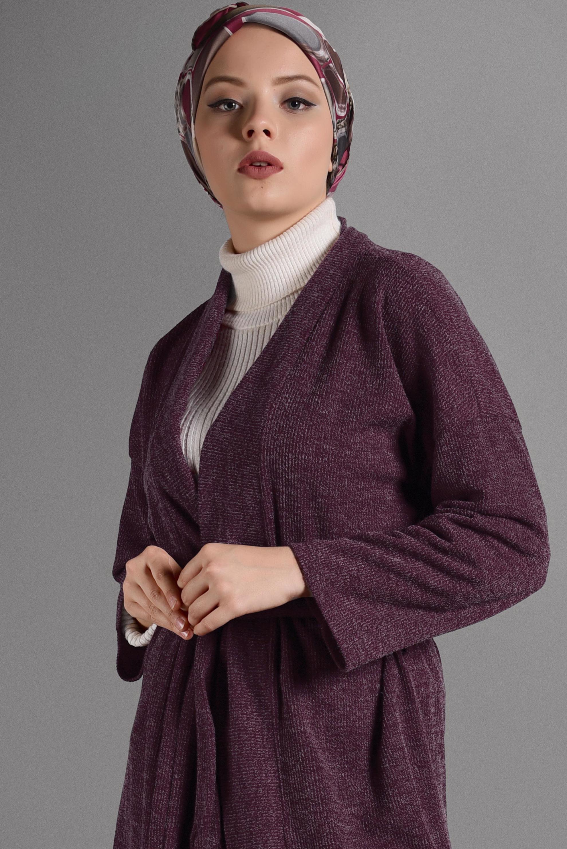 Hijab clothing DAMSON FLOWING KNIT JACKET 4052