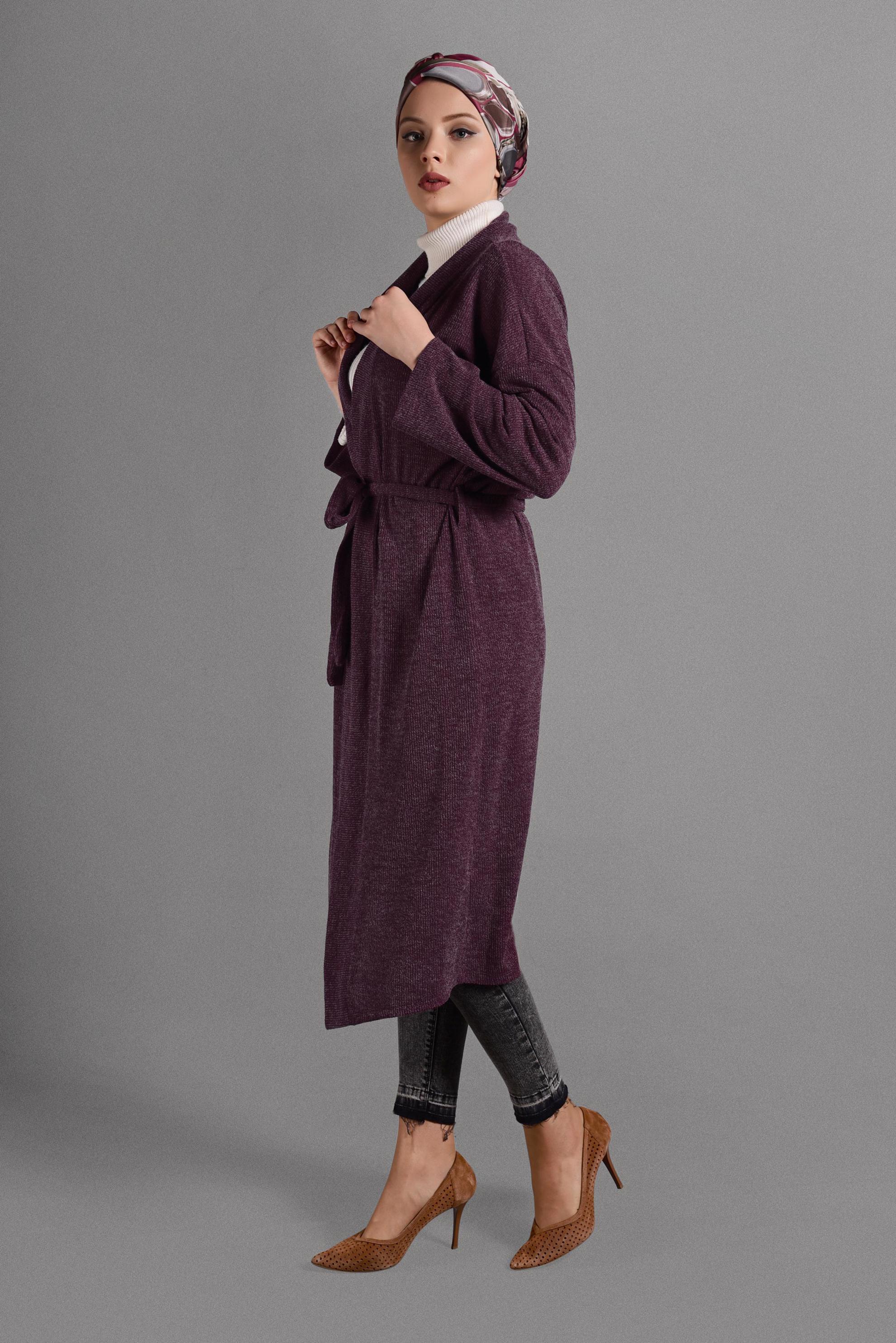 Hijab clothing DAMSON FLOWING KNIT JACKET 4052