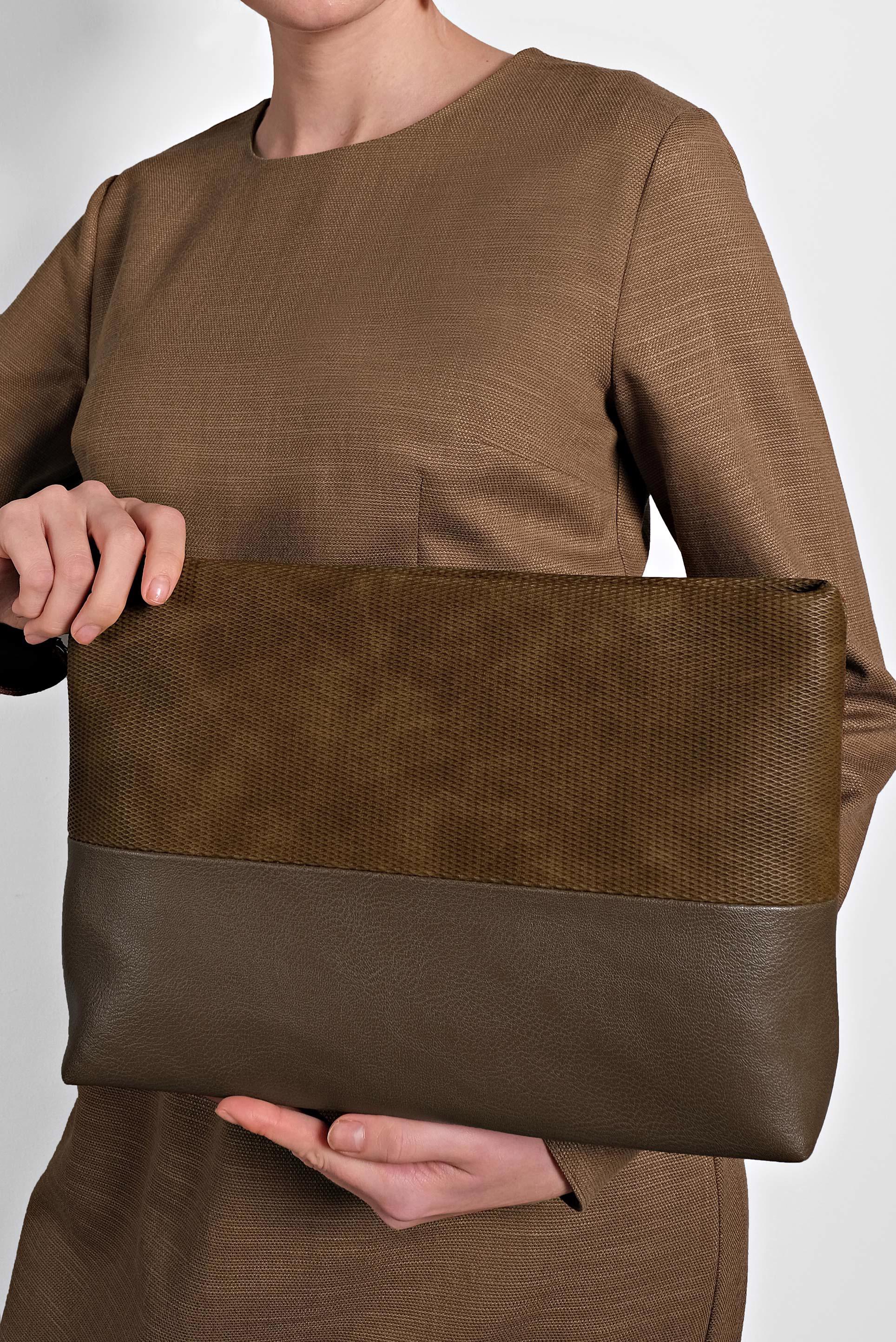 Tesettür giyim VİZON 010 ALVİNA ÇANTA