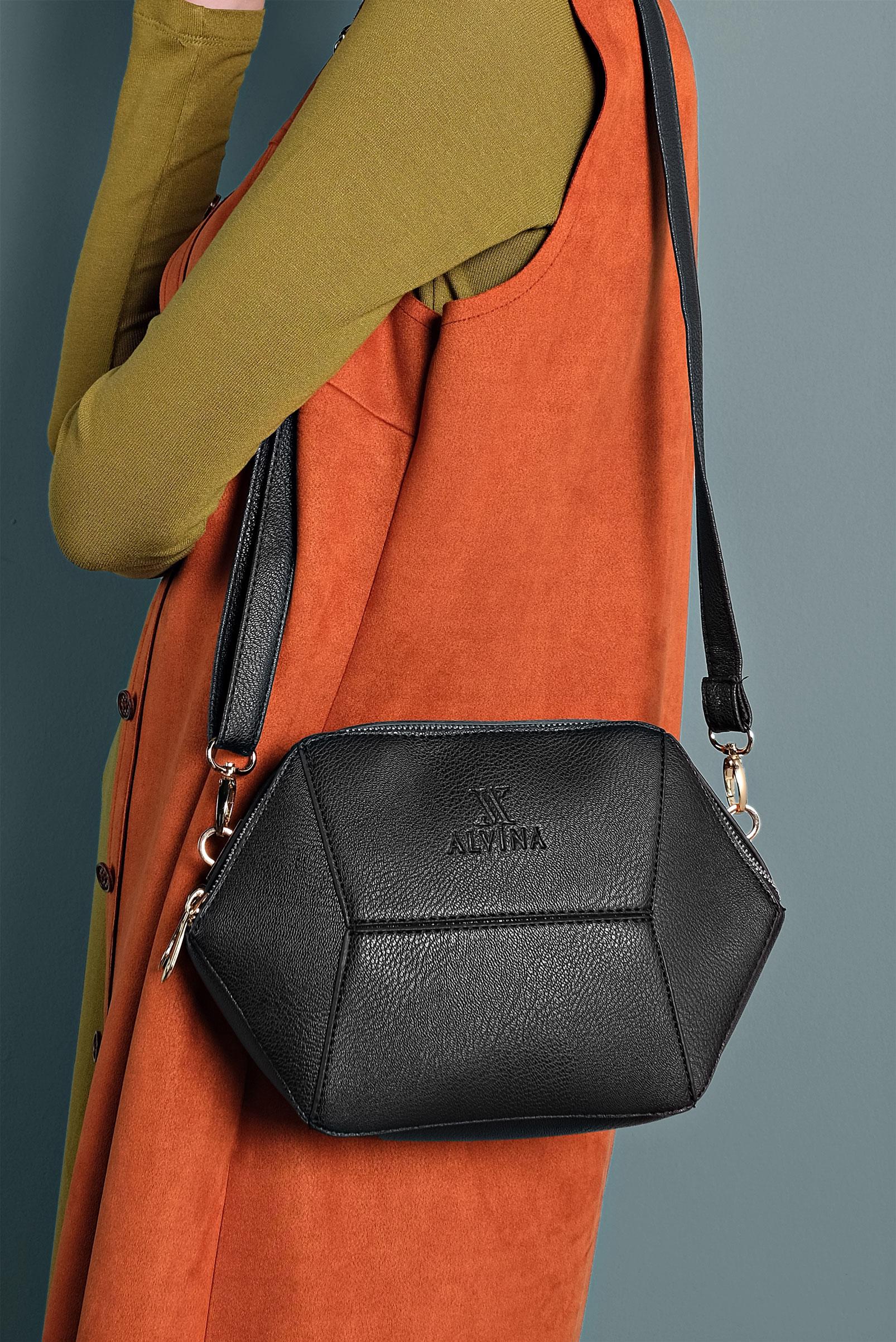 Tesettür giyim SİYAH 117 ALVİNA ÇANTA