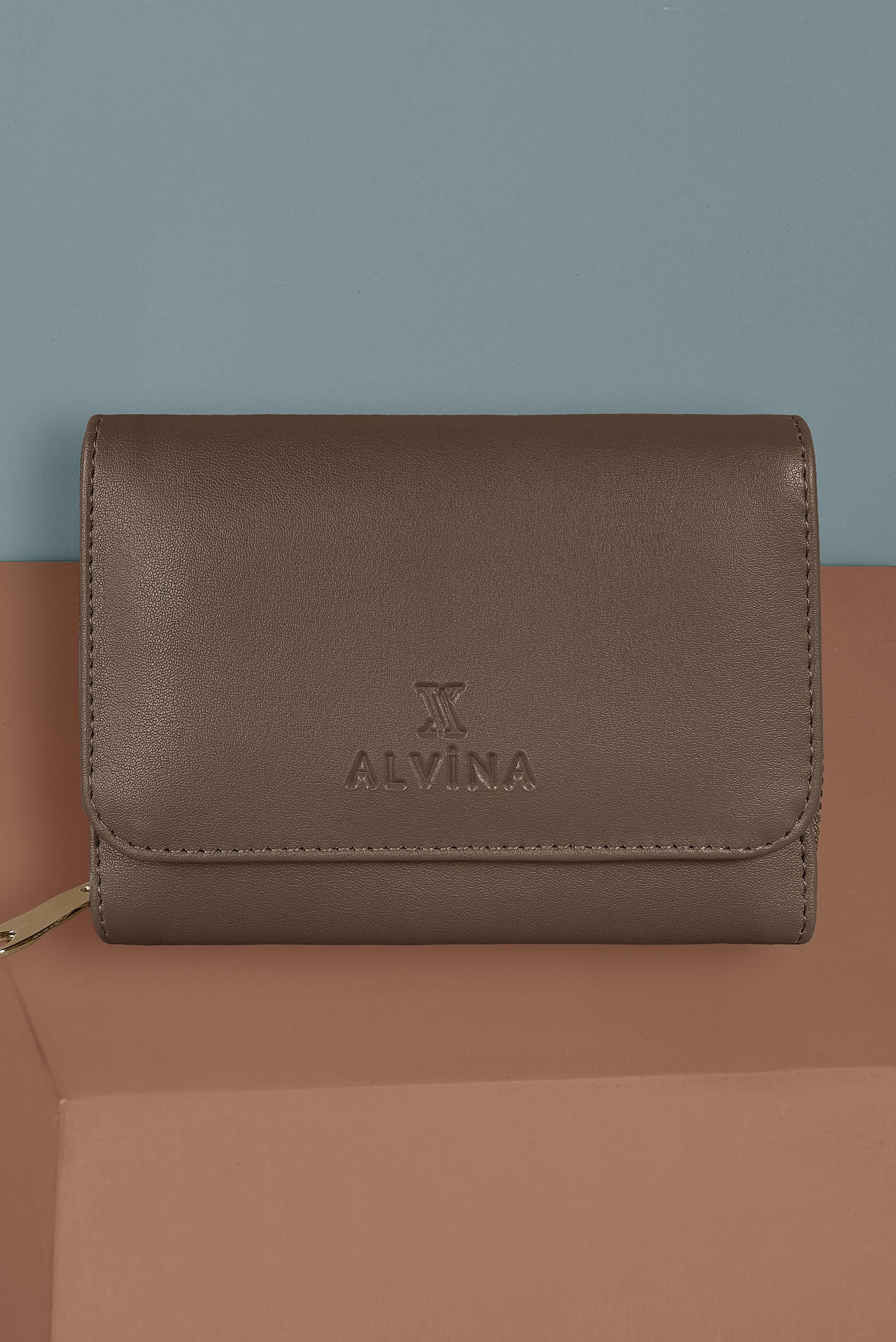 Tesettür giyim VİZON 1020 ALVİNA CÜZDAN