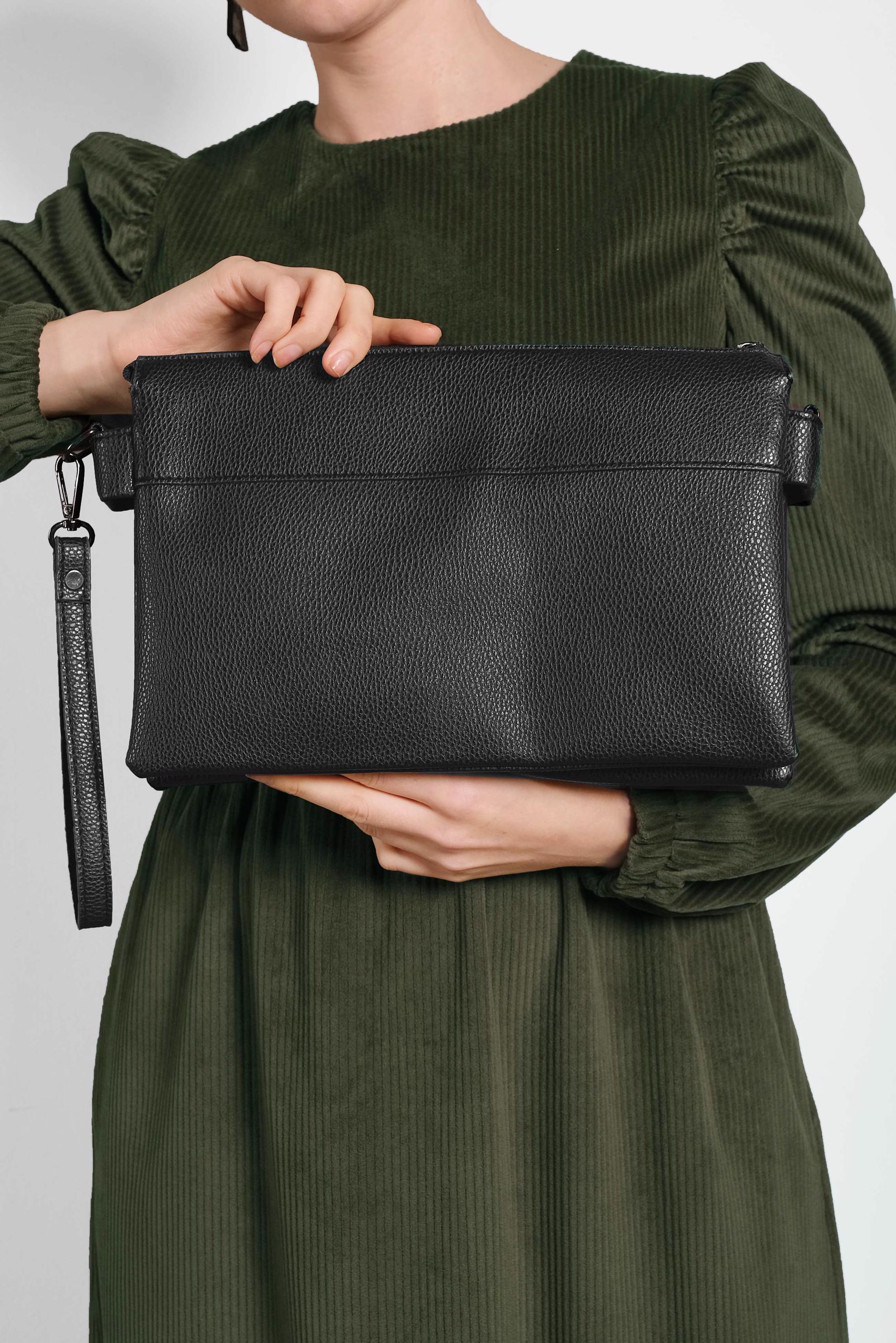 Tesettür giyim SİYAH 1469 ALVİNA ÇANTA