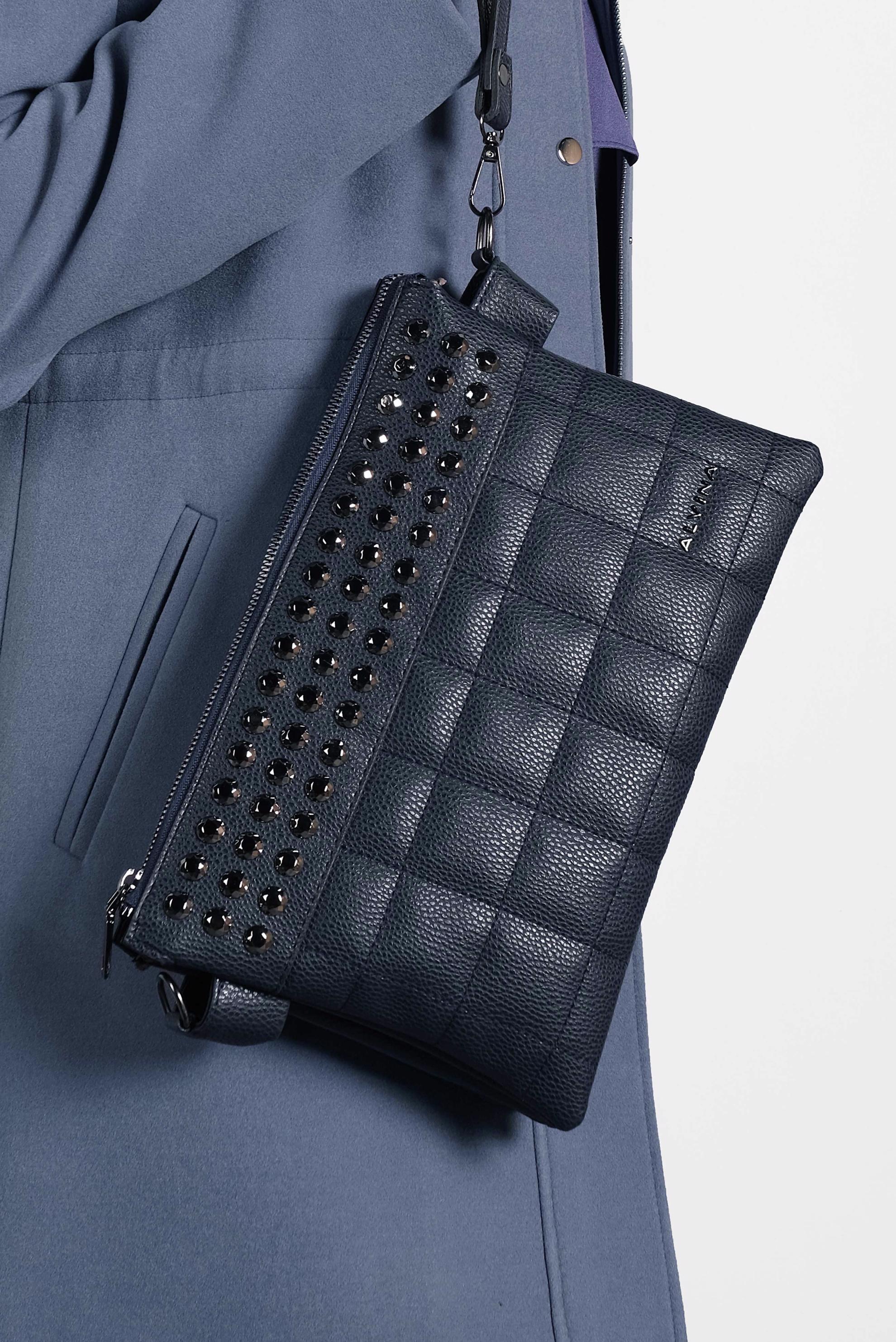 Tesettür giyim LACİVERT 1469 ALVİNA ÇANTA