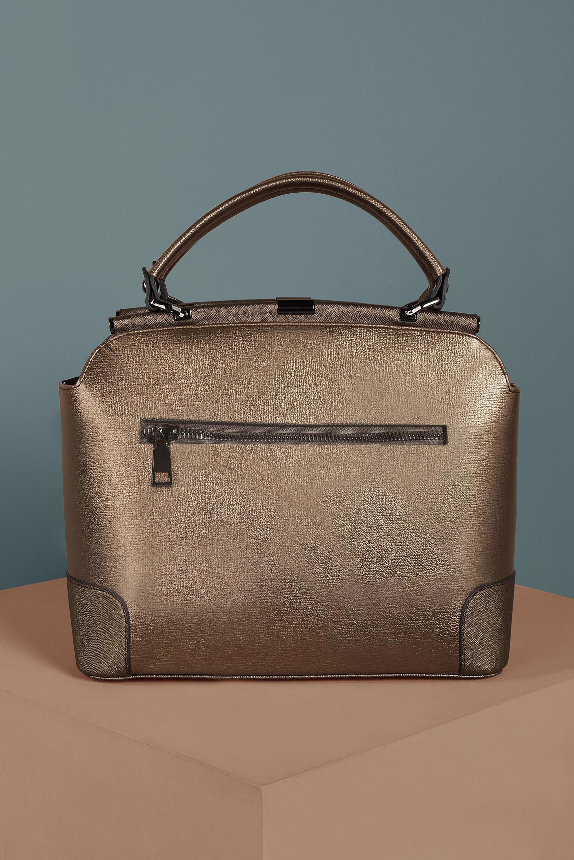 Tesettür giyim BAKIR / BRONZ 1731 ALVİNA ÇANTA