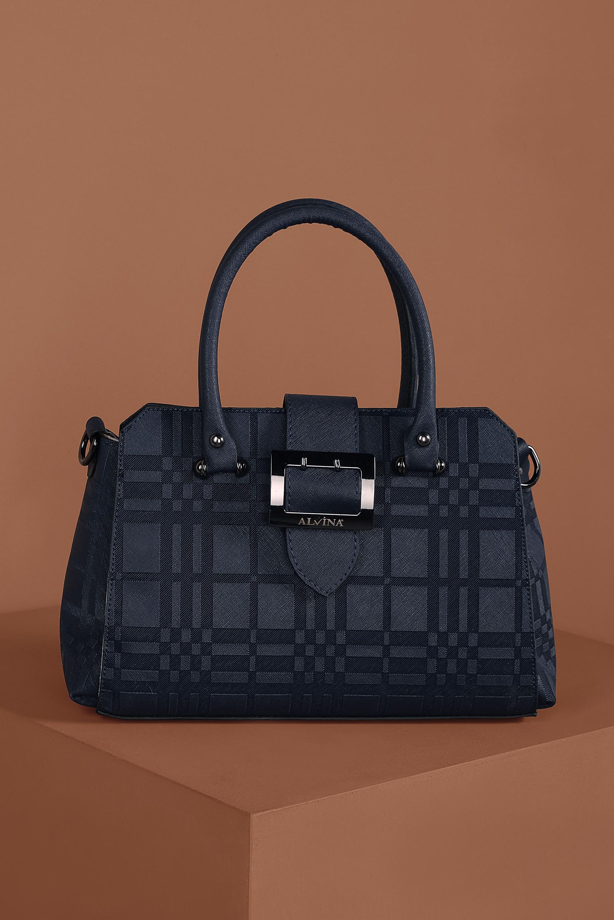 Tesettür giyim LACİVERT 1792 ALVİNA ÇANTA