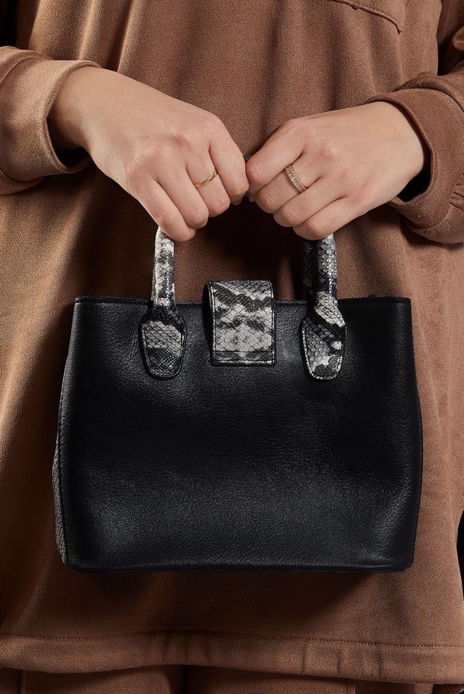 Tesettür giyim SİYAH ALVİNA ÇANTA 7069 - ALVİNA