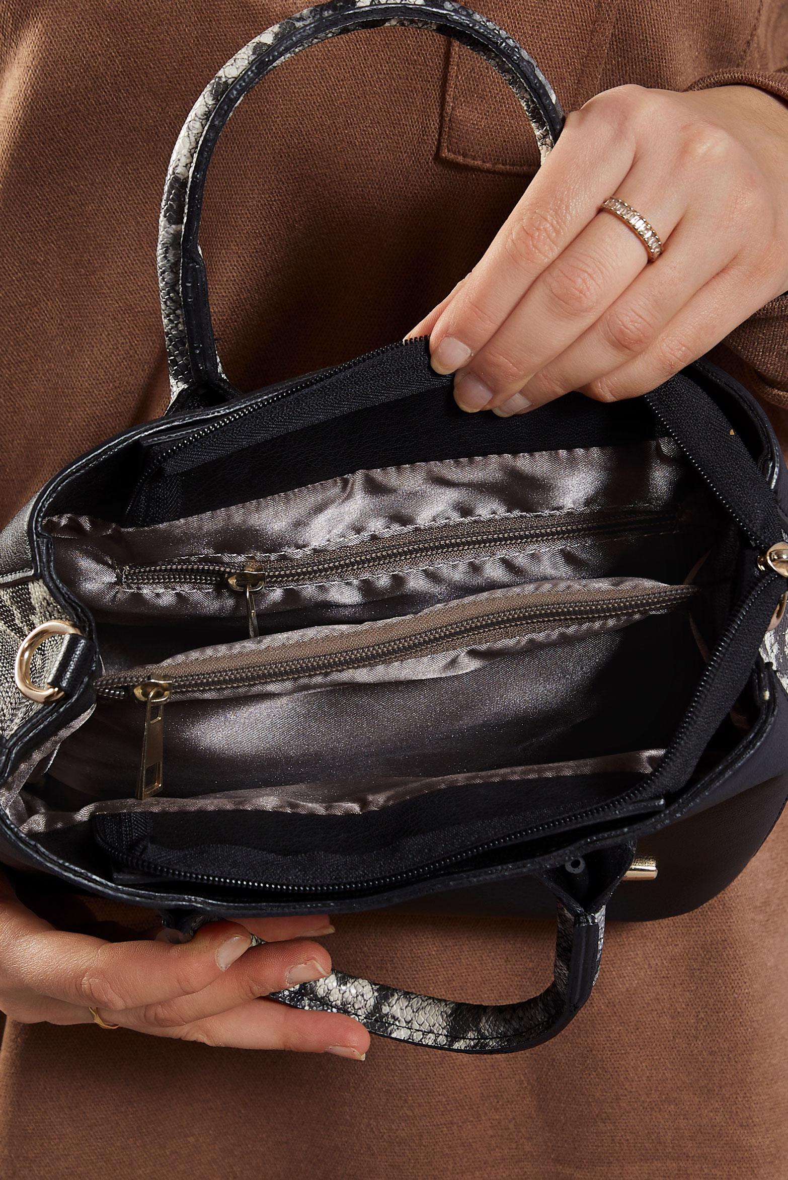 Tesettür giyim SİYAH ALVİNA ÇANTA 7069