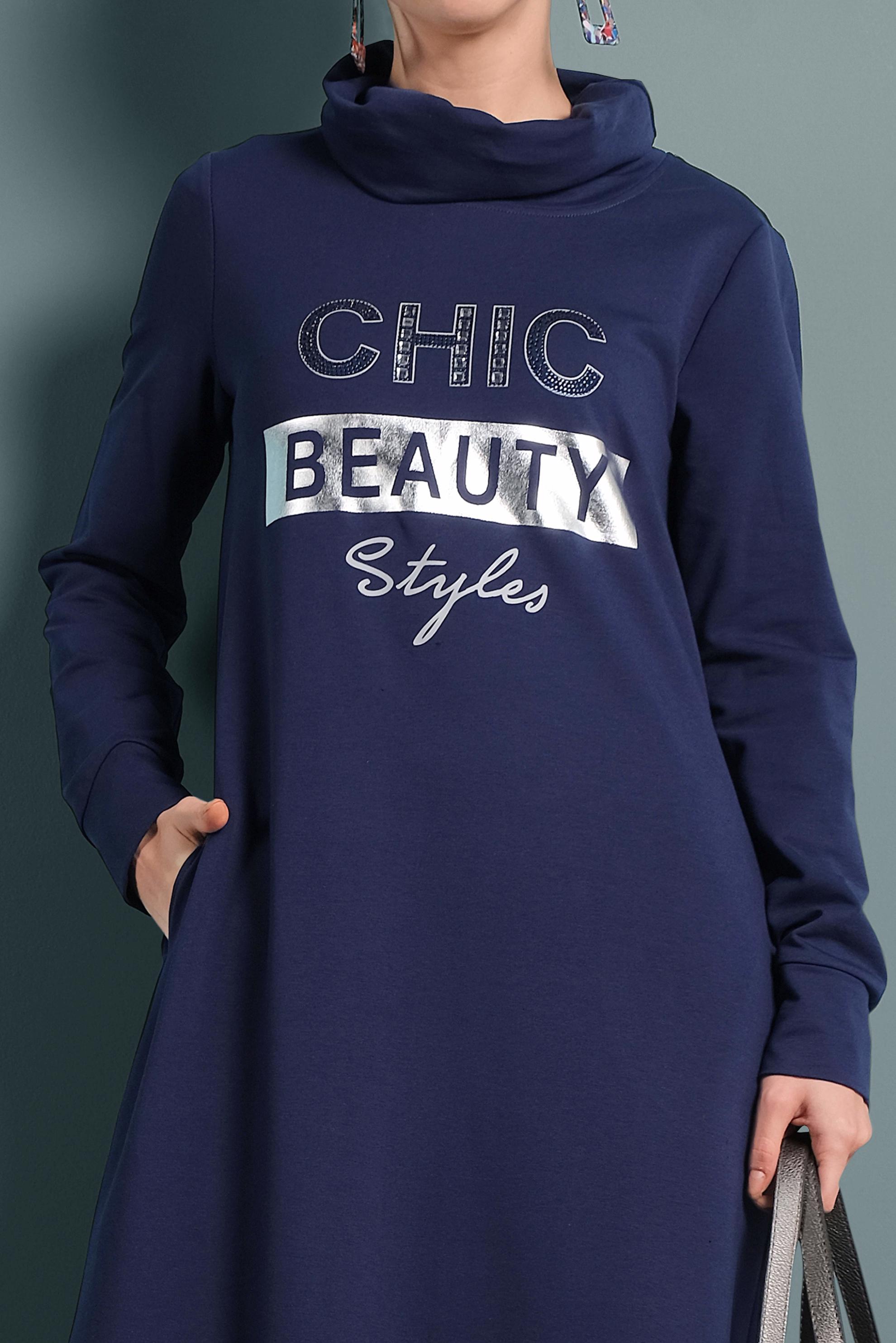 Vêtements hijab BLEU MARINE ROBE SPORT EN COTON 40253