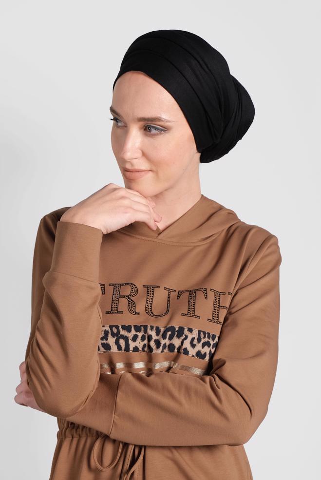 Hijab clothing TABA ANIMAL PRINTED SPORT TUNIC 40254  - ALVİNA