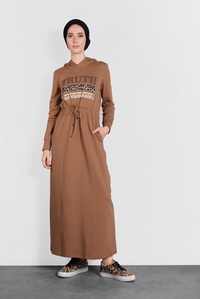 Hijab clothing TABA ANIMAL PRINTED SPORT TUNIC 40254  - ALVİNA