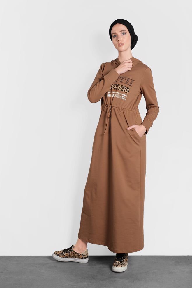 Hijab clothing TABA ANIMAL PRINTED SPORT TUNIC 40254  - ALVİNA