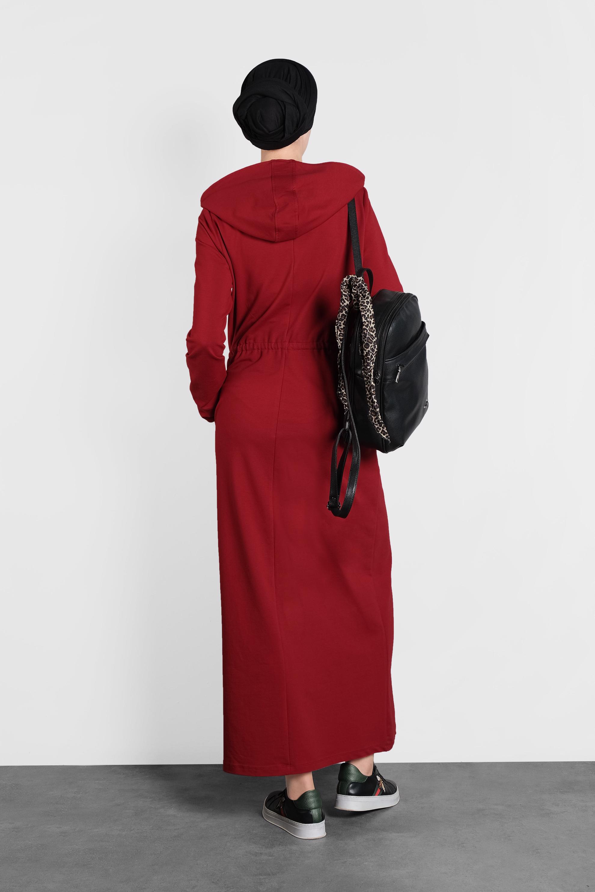 Vêtements hijab ROUGE TUNIQUE EN SPORT À IMPRIMÉE 40254 