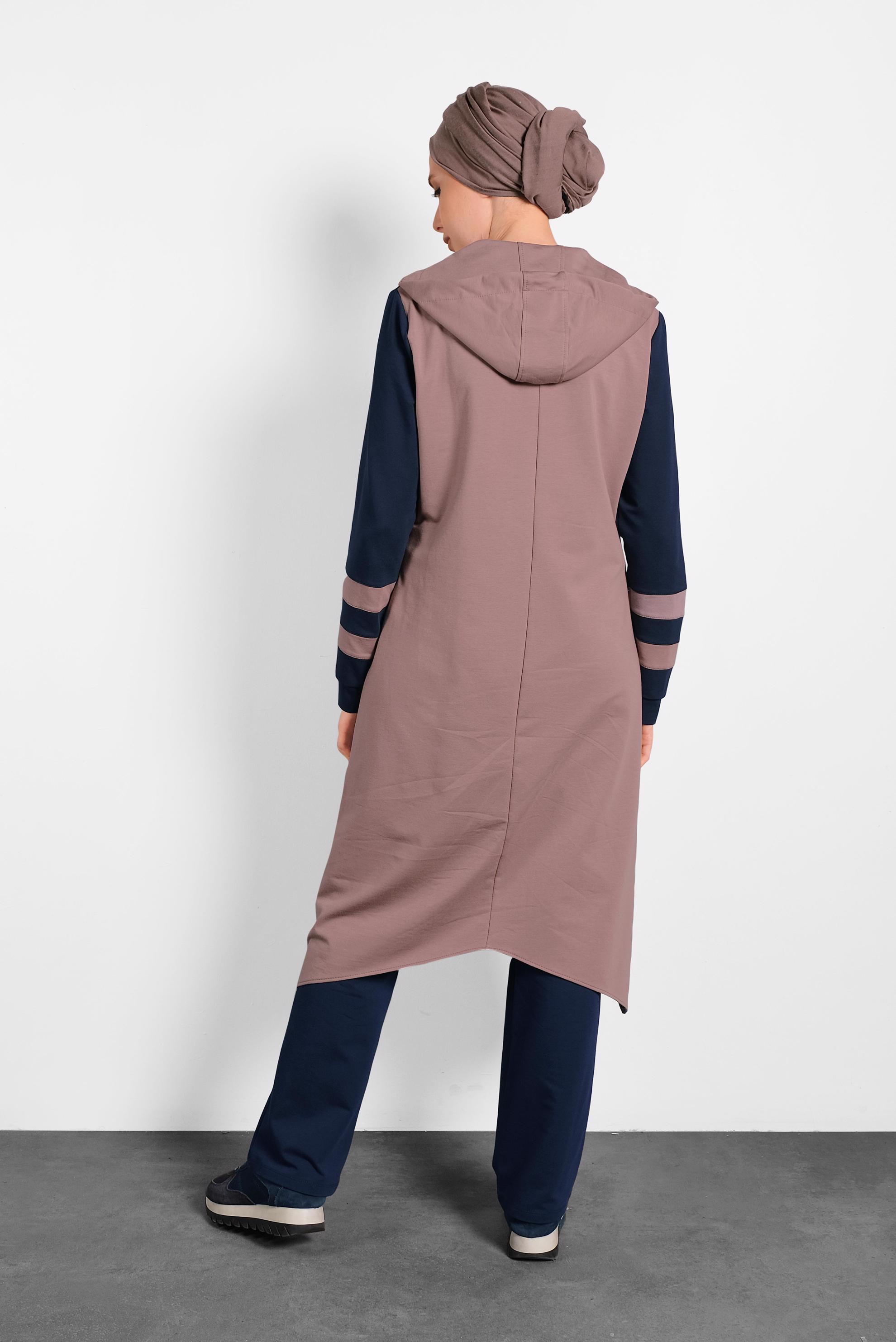 Vêtements hijab ROSE SURVÊTEMENT À COUPE ASYMMÉTRIQUE 40294 