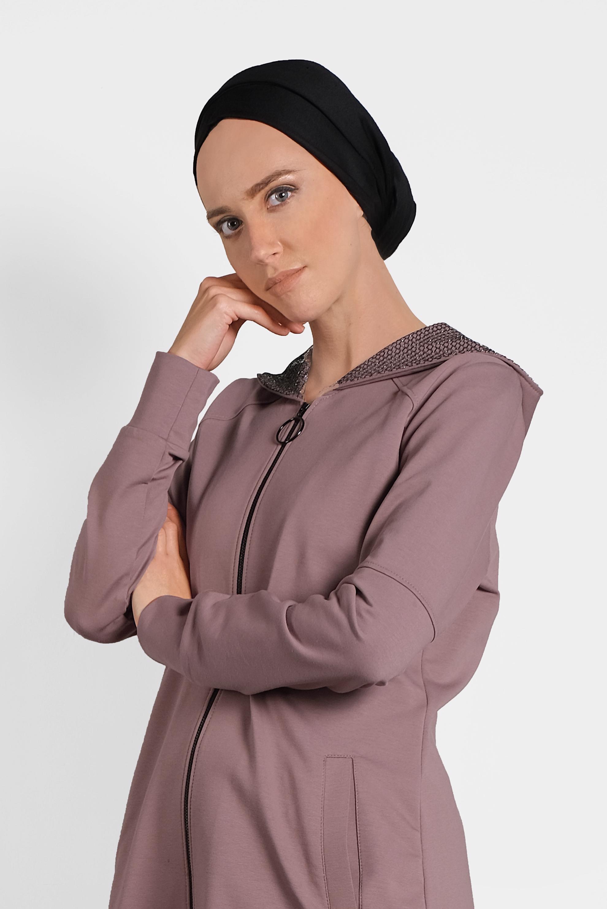 Hijab clothing PINK HOODED TRACKSUIT 40295