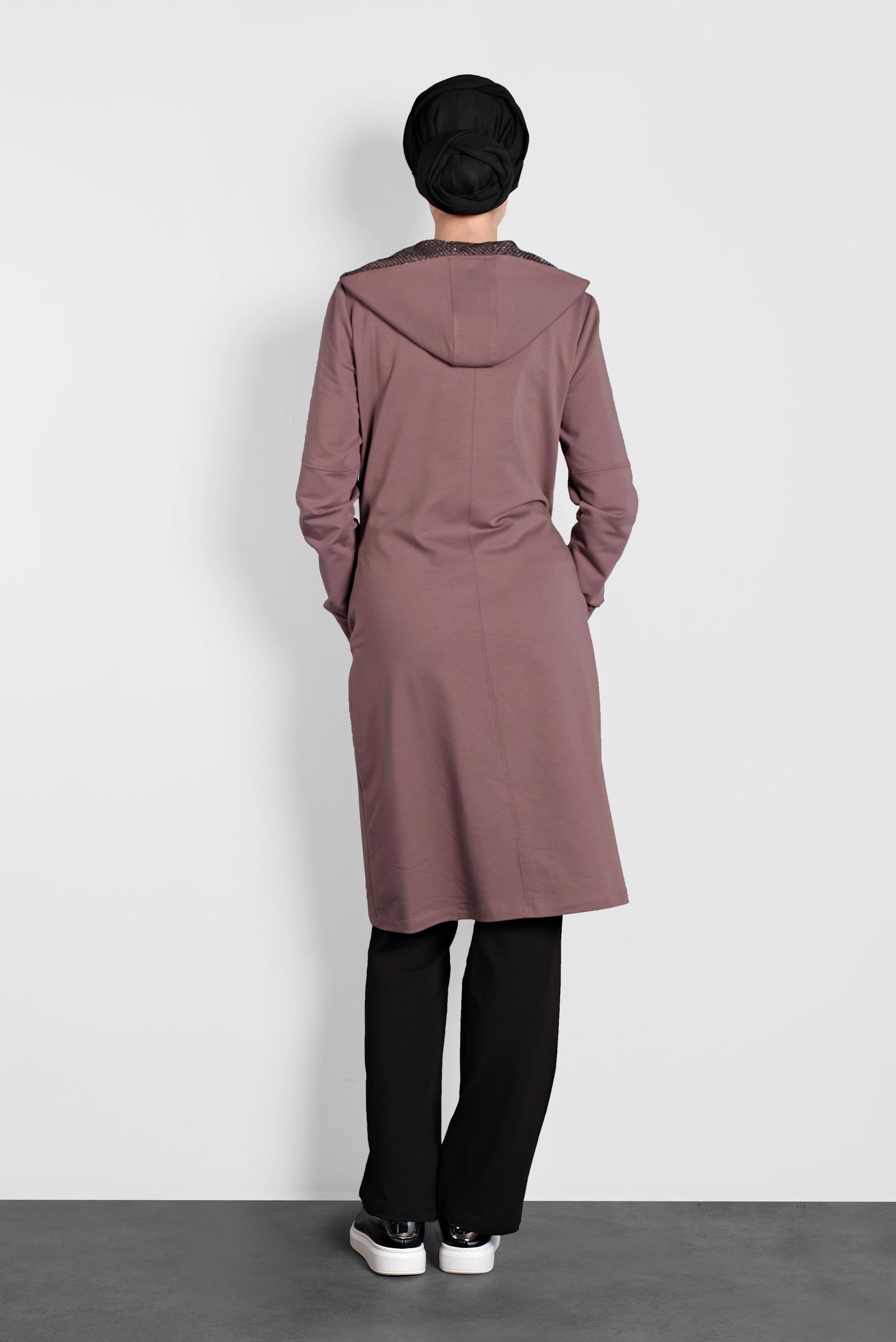 Hijab clothing PINK HOODED TRACKSUIT 40295