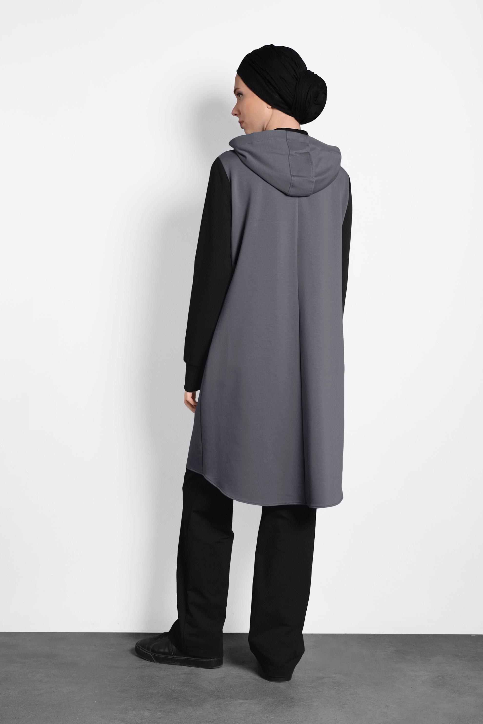 Vêtements hijab GRIS SURVÊTEMENT EN COTON À SEQUINS 40326 