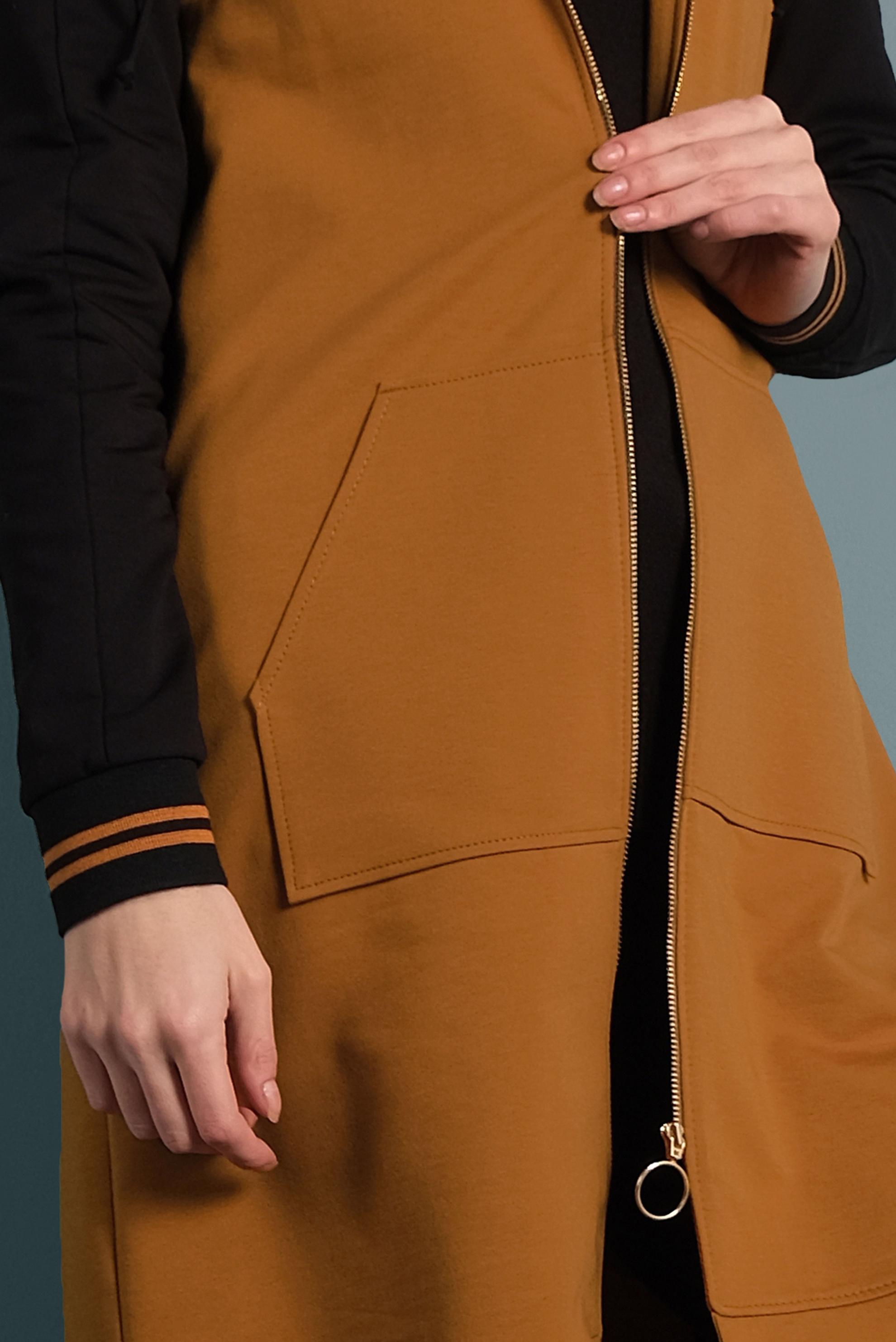 Hijab clothing YELLOW HOODED TRACKSUIT 40328 