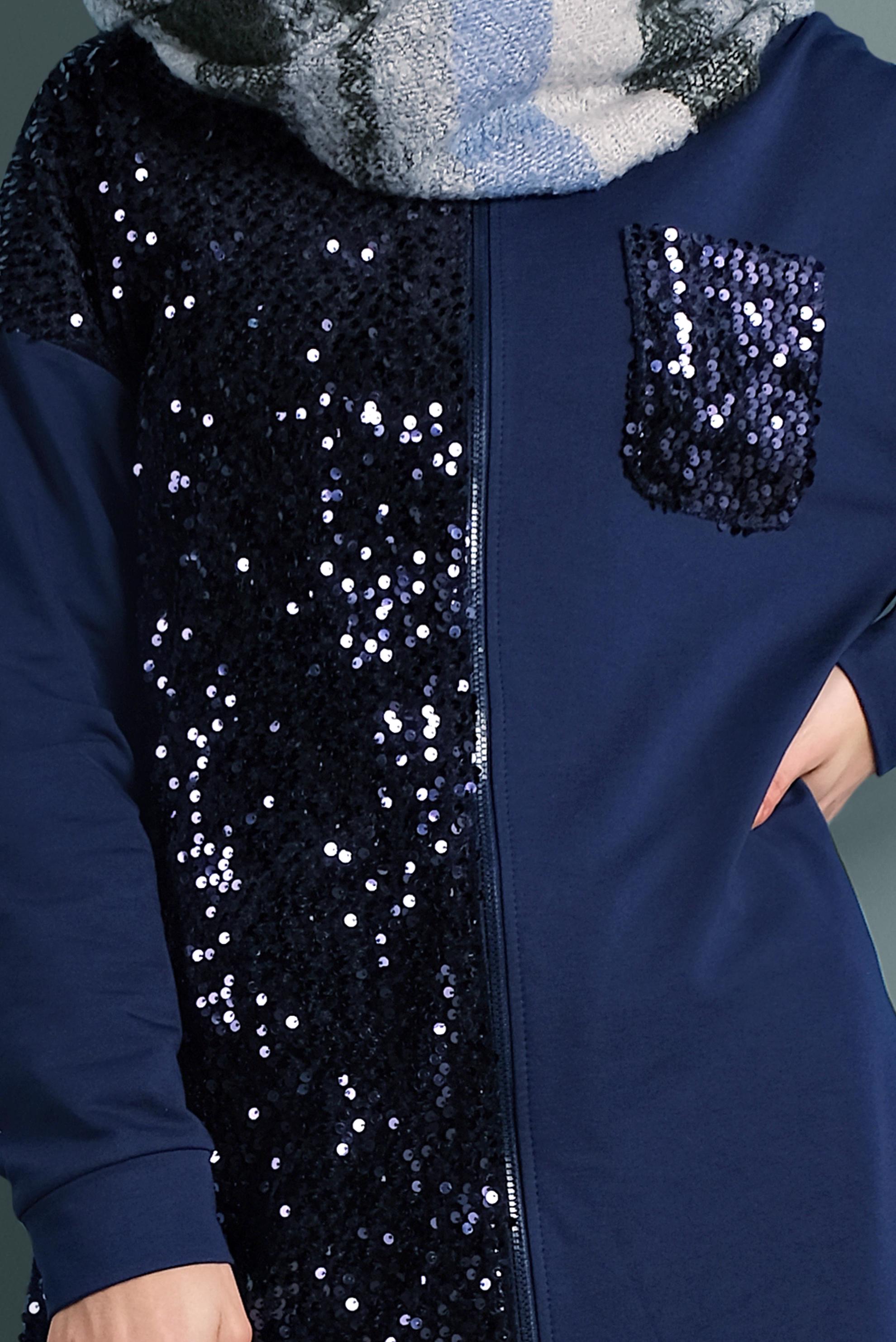 Vêtements hijab BLEU MARINE SURVÈTEMENT À SEQUINS 40348
