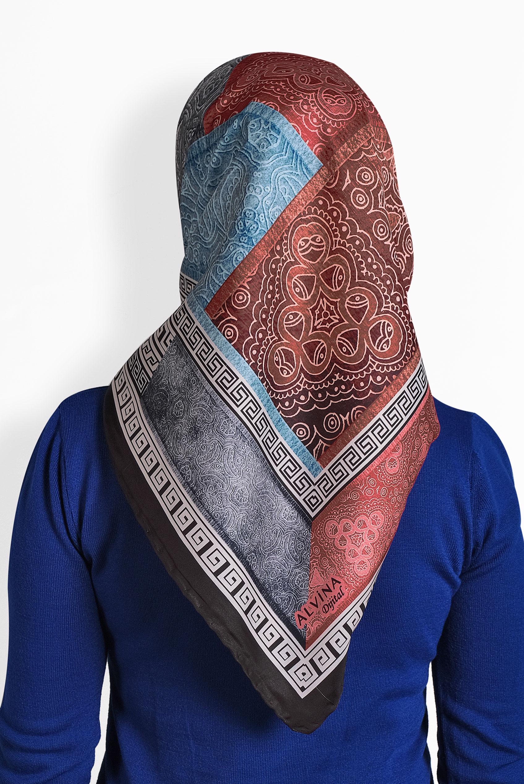 Hijab clothing BLACK ALVİNA SCARF 8003 