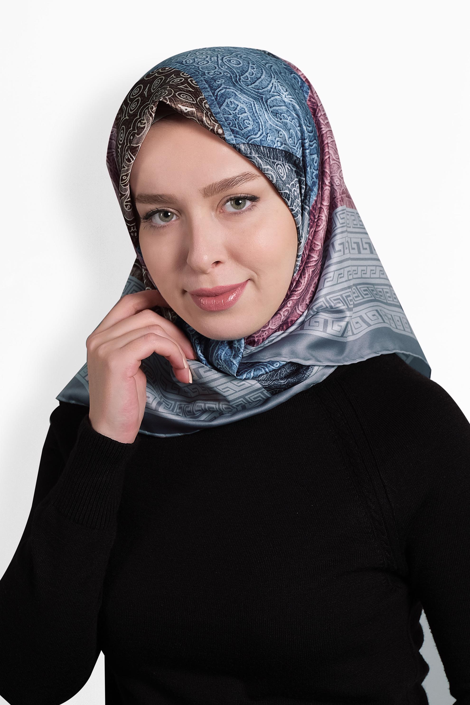 Hijab clothing SILVER ALVİNA SCARF 8003 