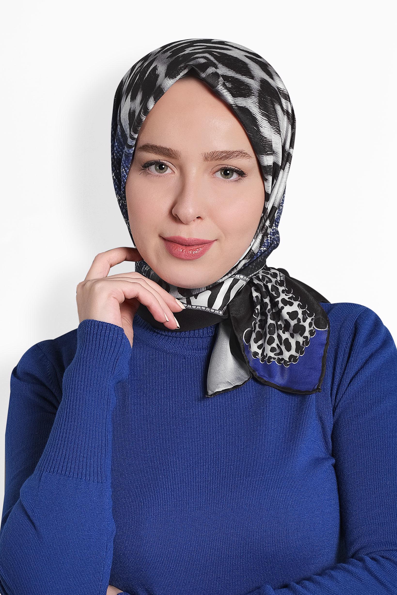 Hijab clothing BLACK ALVİNA SCARF 8006 
