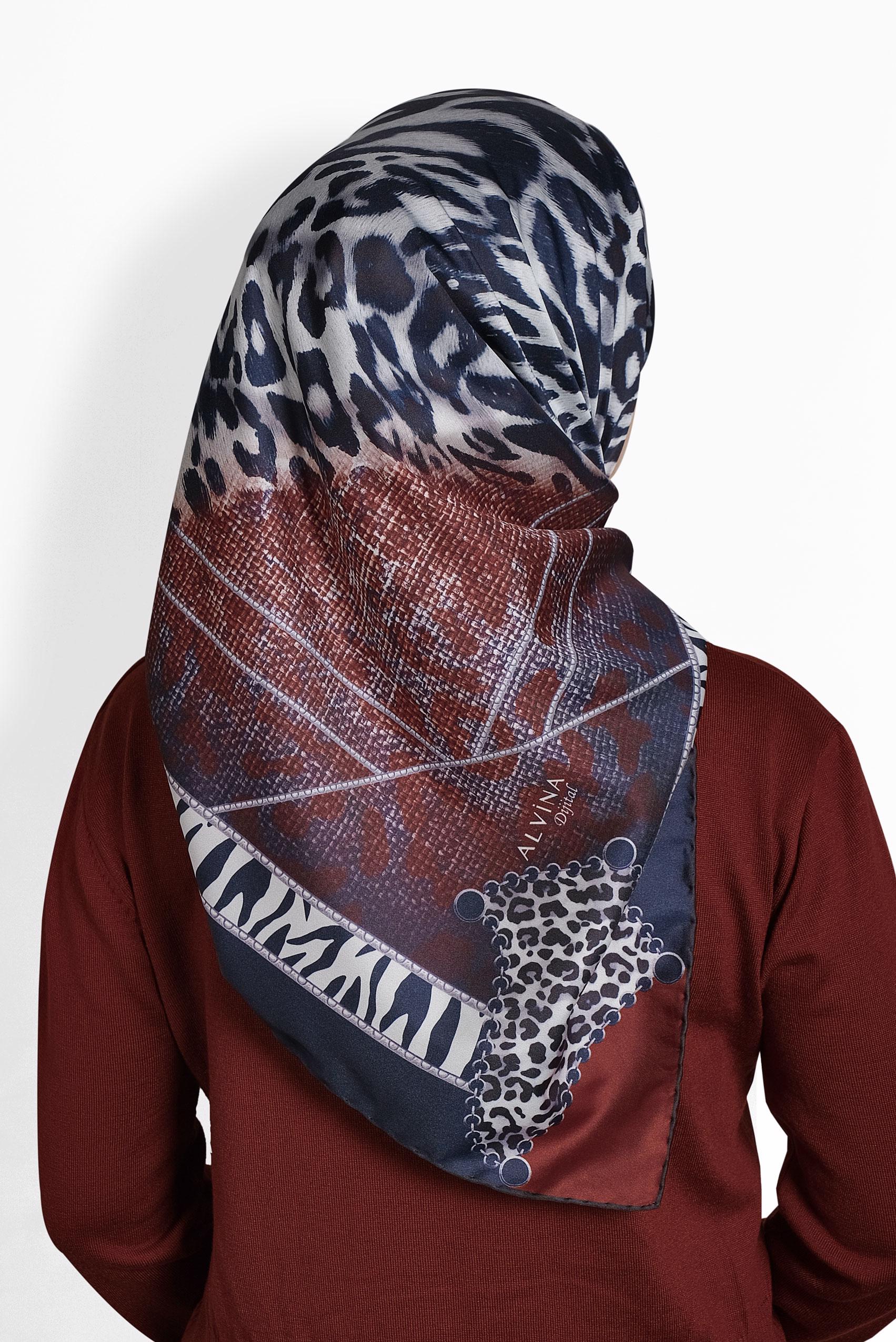 Hijab clothing NAVY BLUE ALVİNA SCARF 8006 
