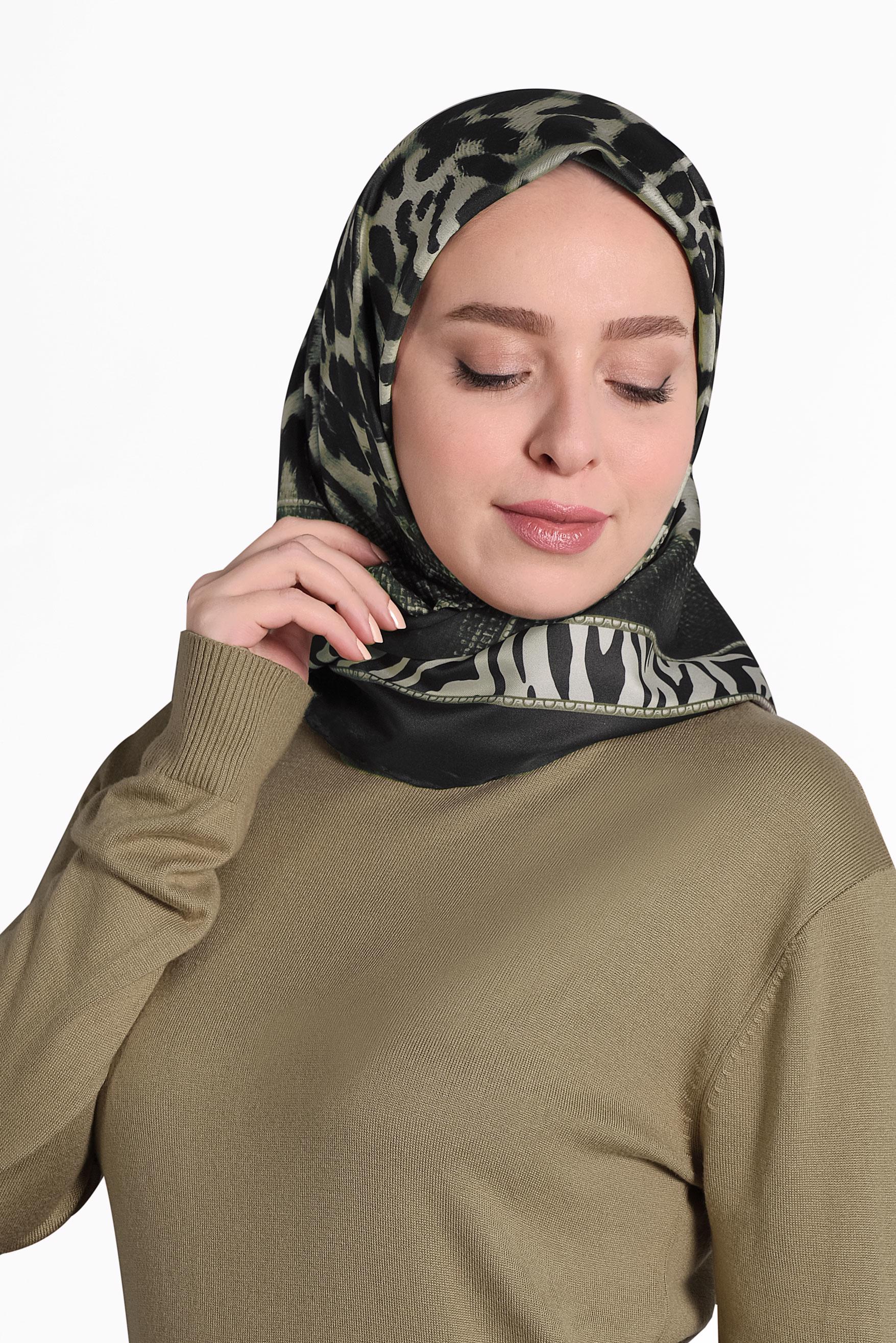 Hijab clothing BLACK ALVİNA SCARF 8006 