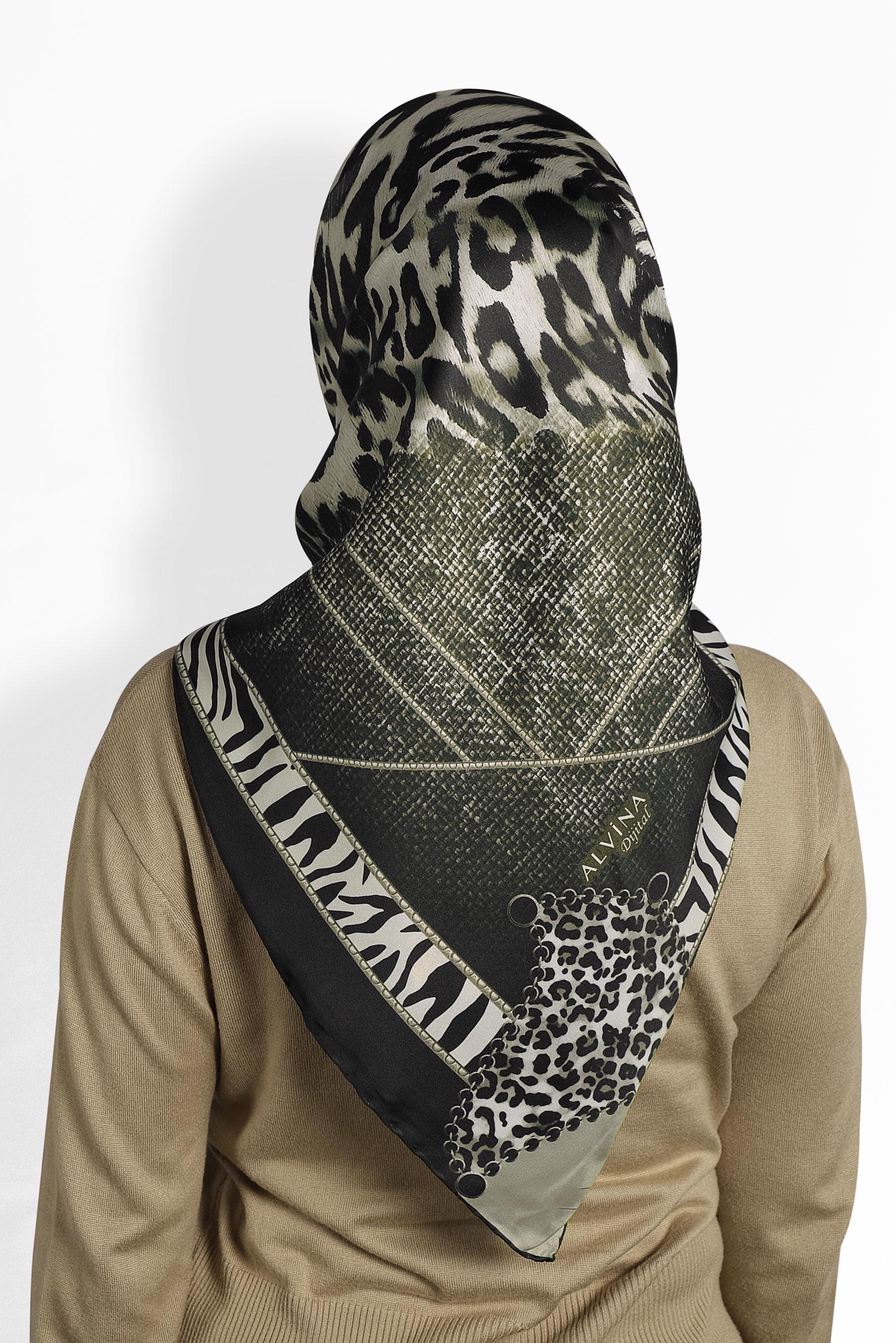 Hijab clothing BLACK ALVİNA SCARF 8006 