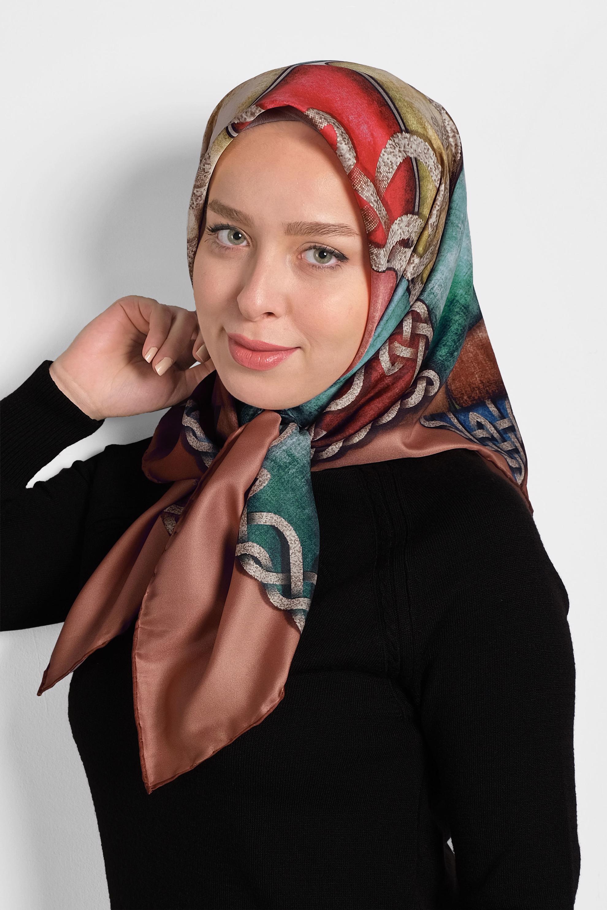 Hijab clothing PINK ALVİNA SCARF 8007 