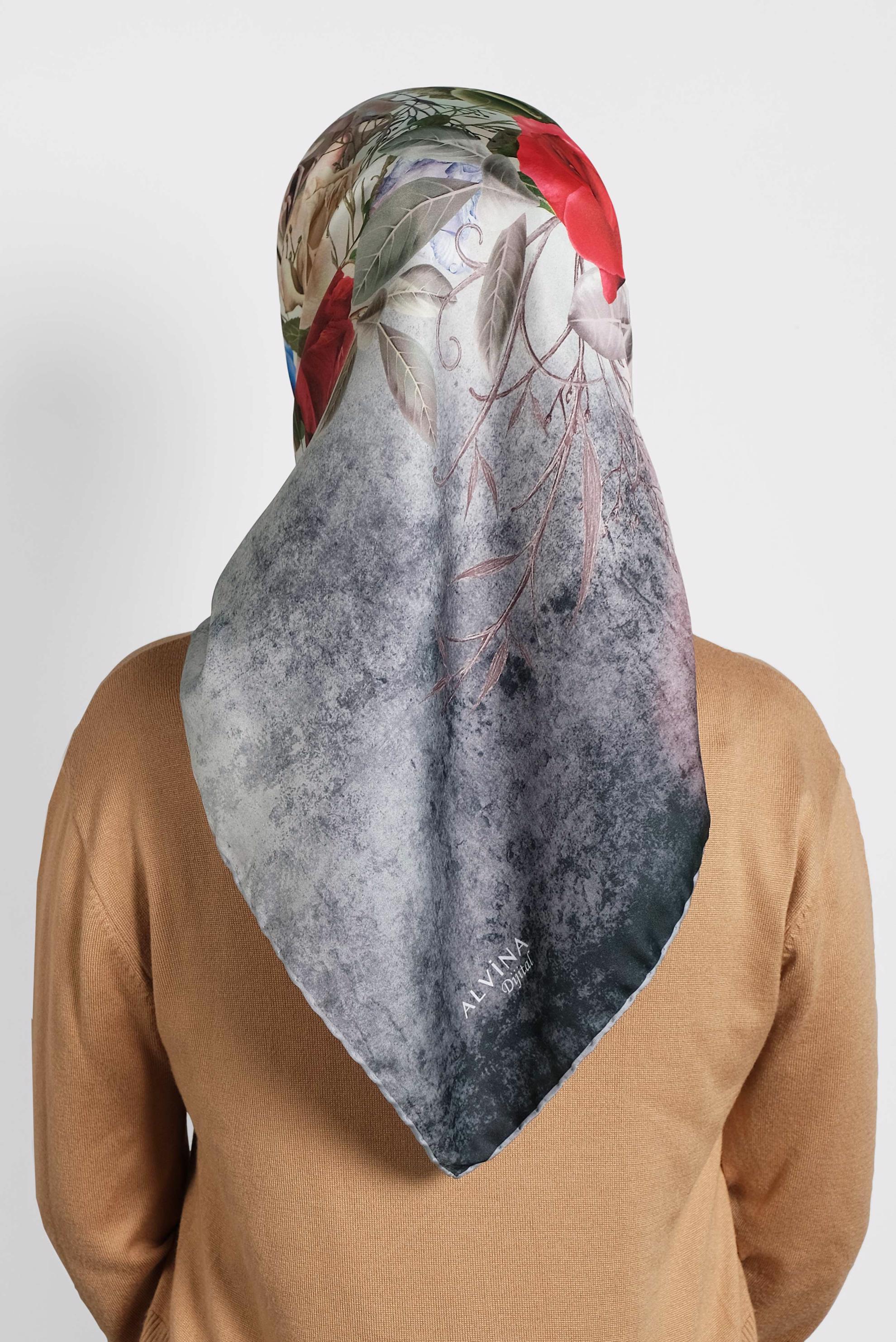 Hijab clothing BLACK ALVİNA SCARF 8008 