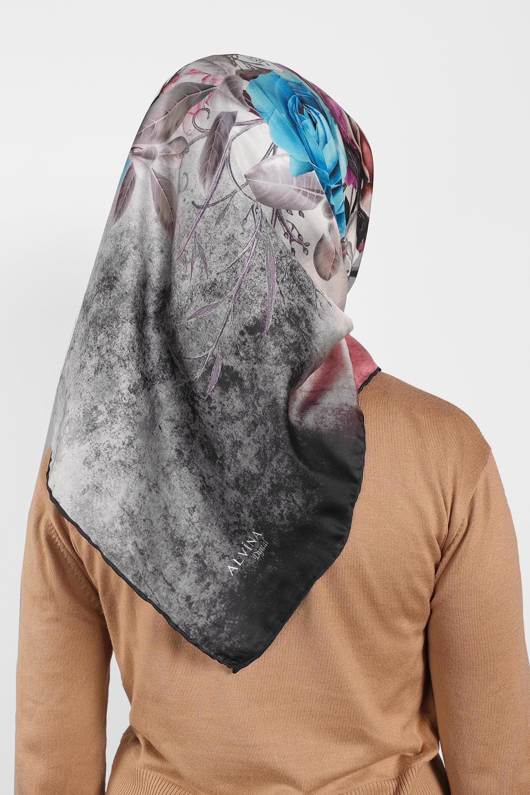 Hijab clothing BLACK ALVİNA SCARF 8008 