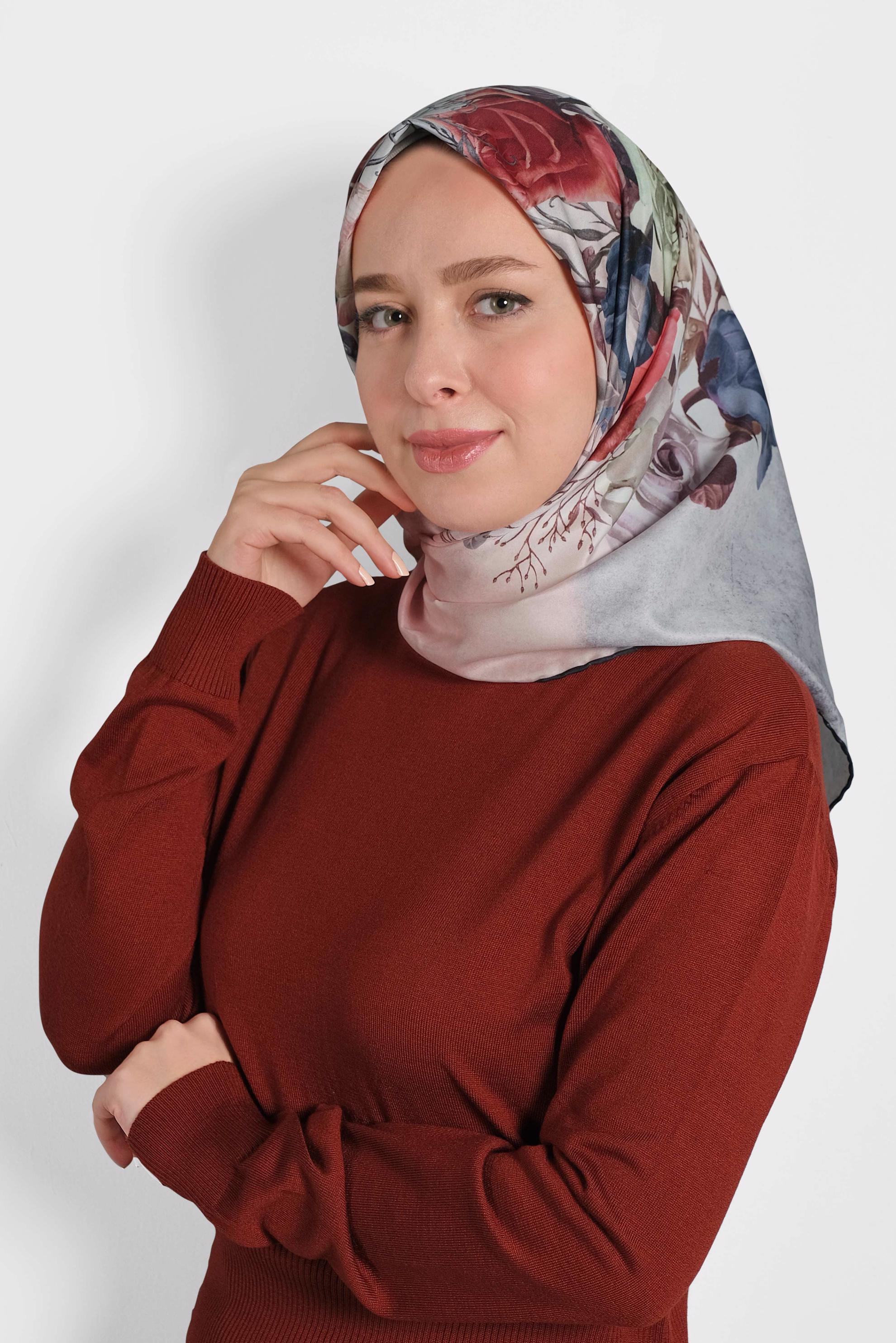 Hijab clothing NAVY BLUE ALVİNA SCARF 8008 