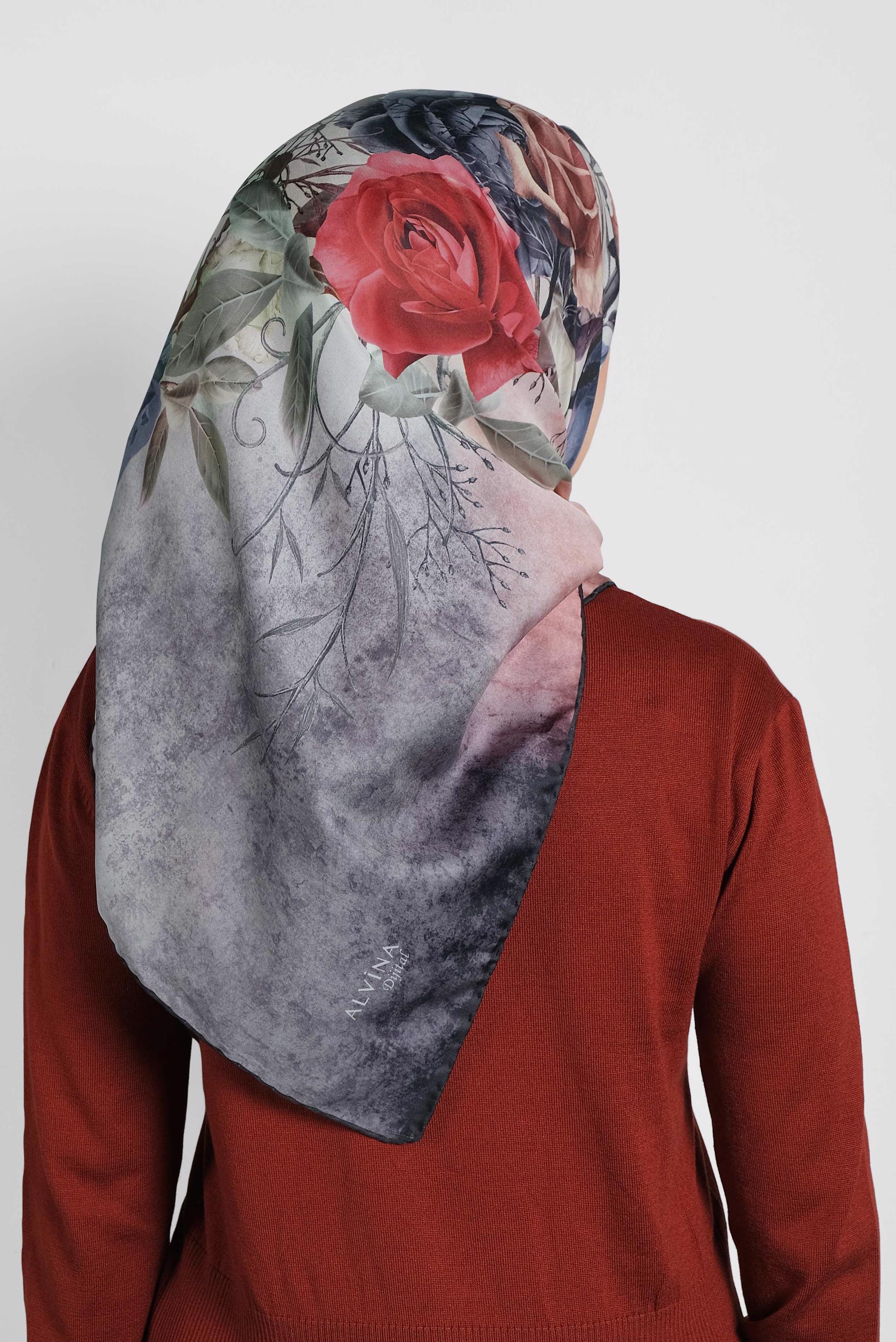 Hijab clothing NAVY BLUE ALVİNA SCARF 8008 