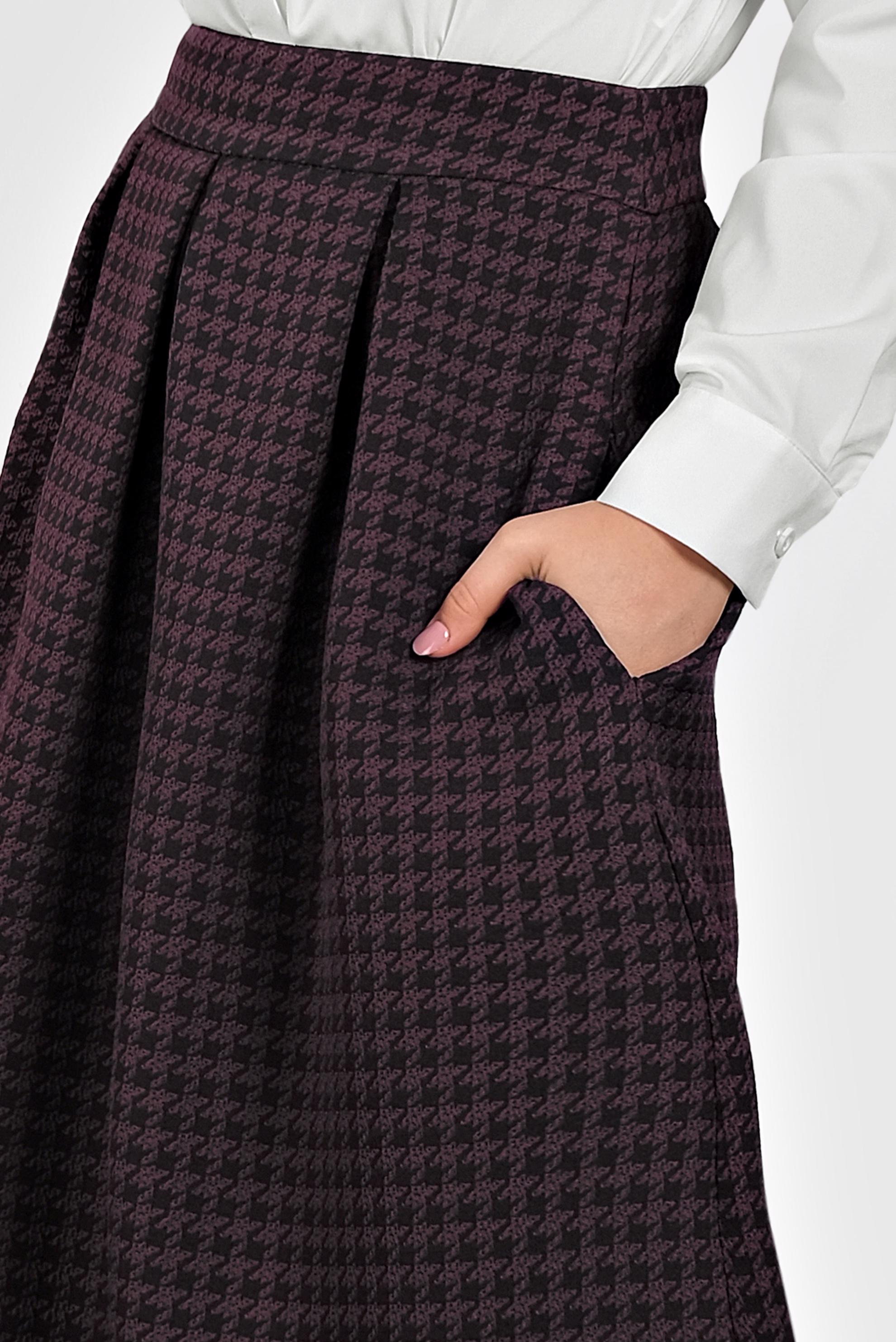 Hijab clothing DAMSON HOUNDSTOOTH SKIRT 60044