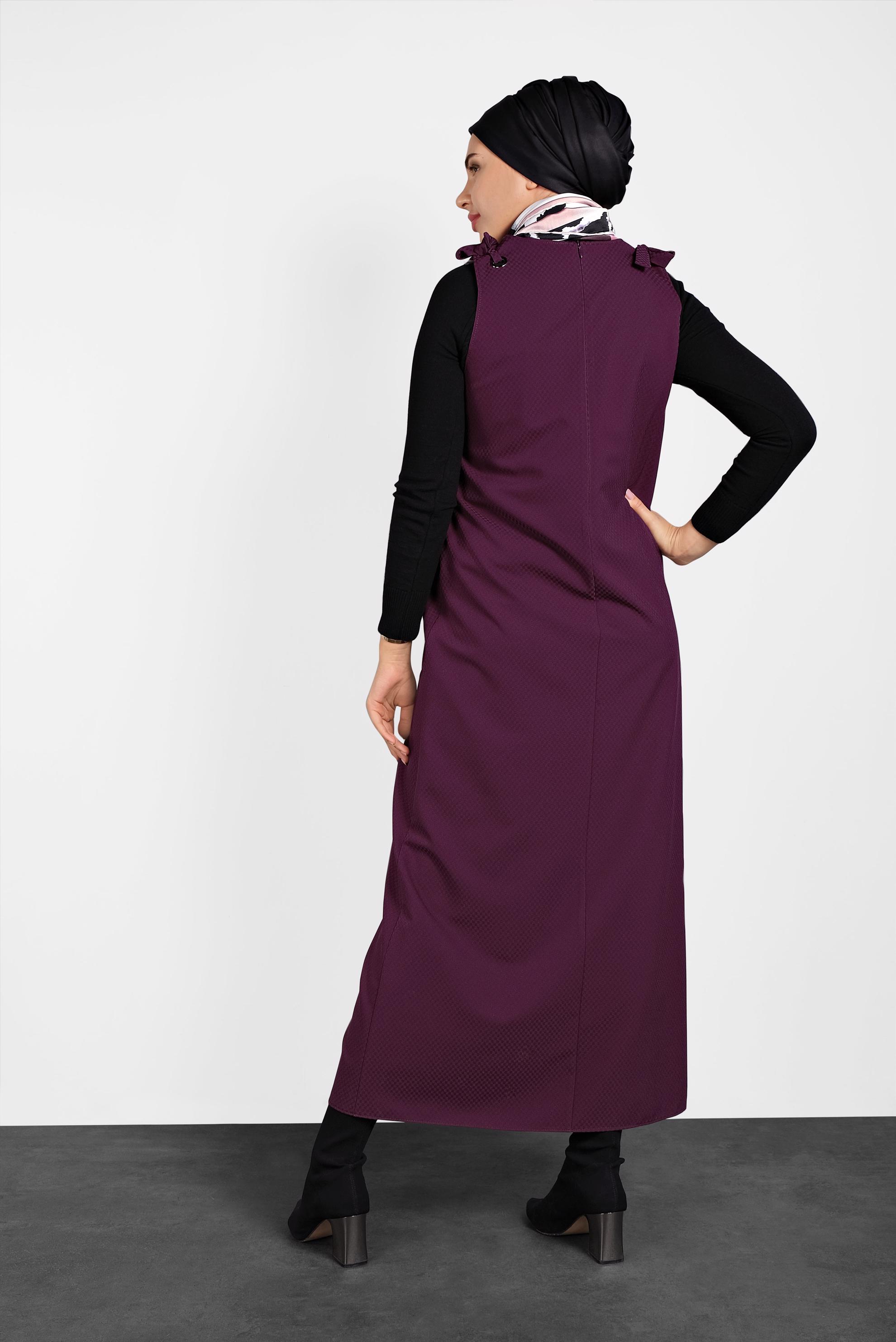 Tesettür giyim MÜRDÜM OMUZLARI BAĞCIKLI JİLE 40414