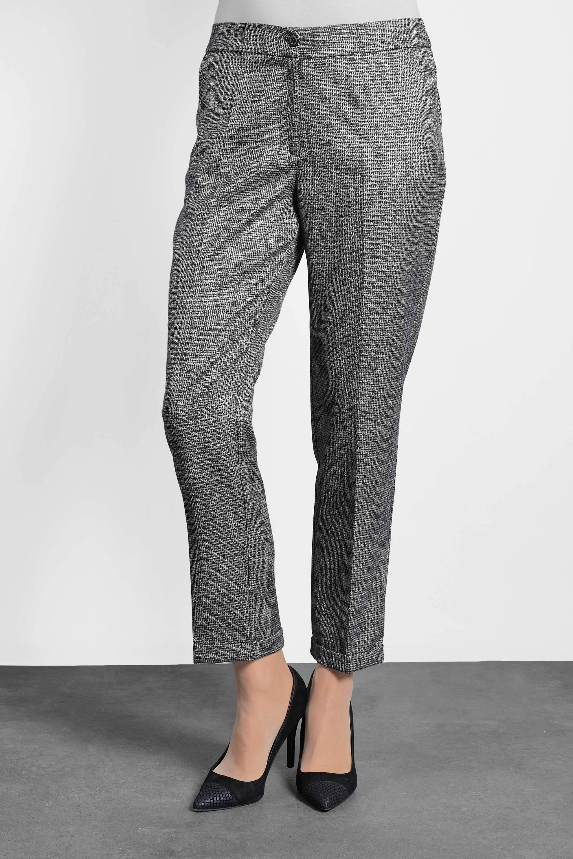 Tesettür giyim SİYAH DÜĞMELİ ARA BEL PANTOLON 70011 