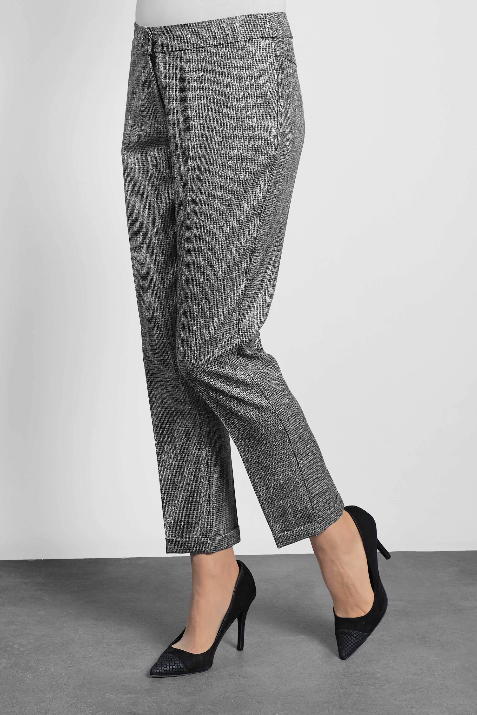 Tesettür giyim SİYAH DÜĞMELİ ARA BEL PANTOLON 70011 