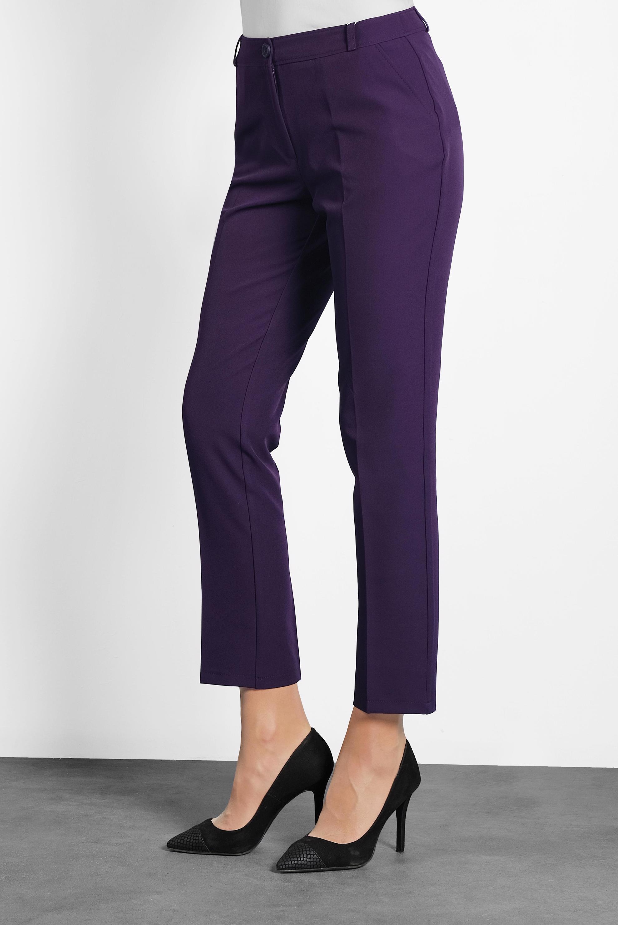 Tesettür giyim MOR DAR PAÇA ARA BEL PANTOLON 70016