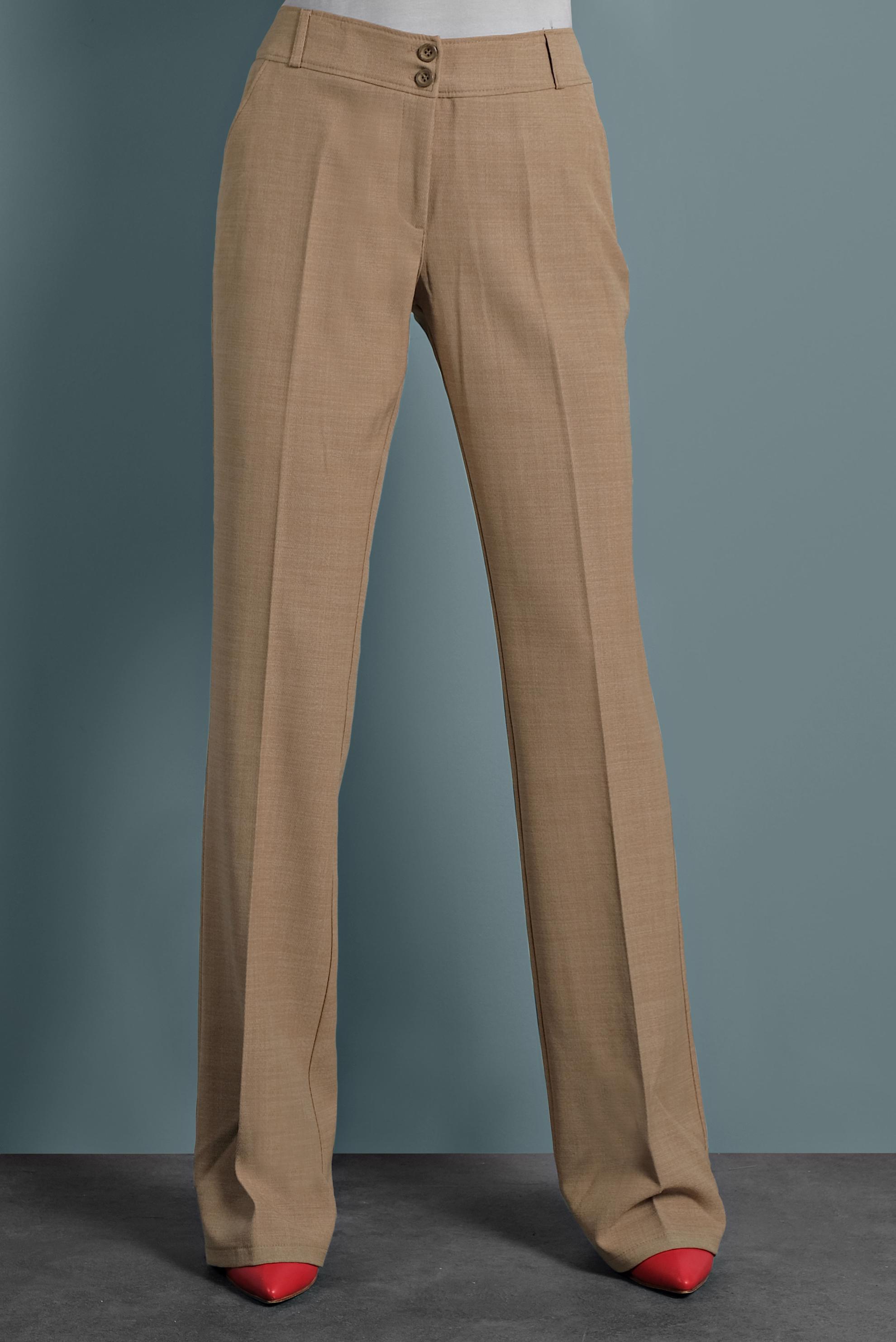 Tesettür giyim KAHVE BOL PAÇA DÜĞMELİ PANTOLON 70017