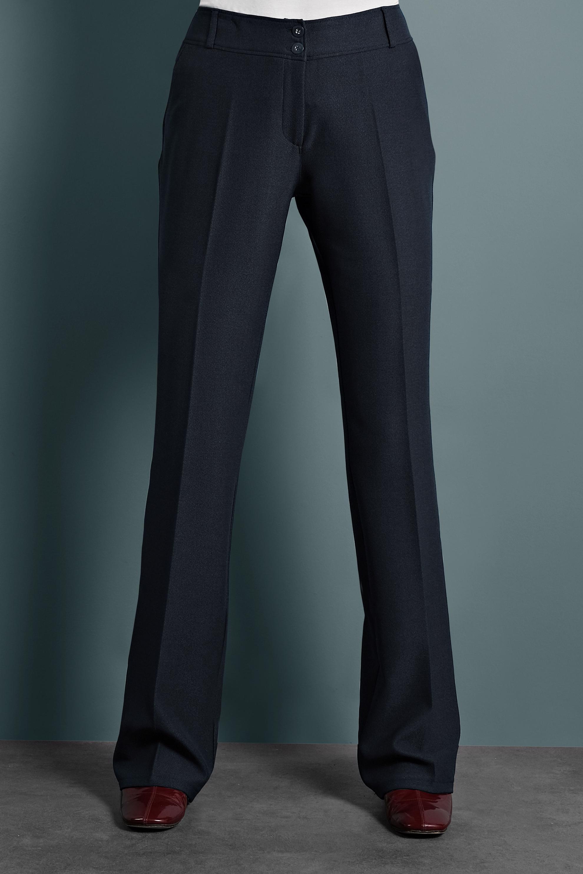 Tesettür giyim LACİVERT BOL PAÇA DÜĞMELİ PANTOLON 70017