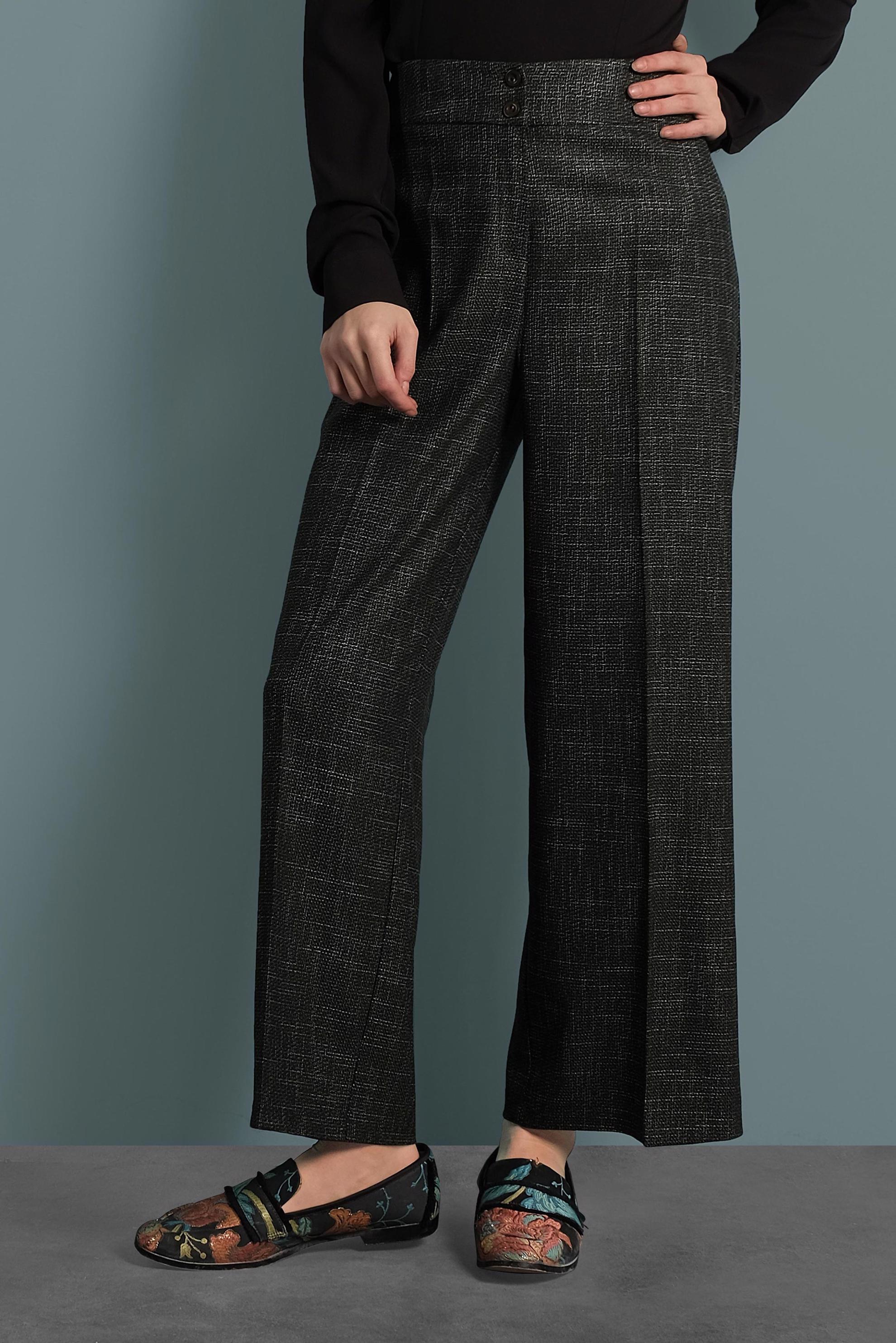 Tesettür giyim HAKİ DÜĞMELİ BOL PAÇA PANTOLON 70018