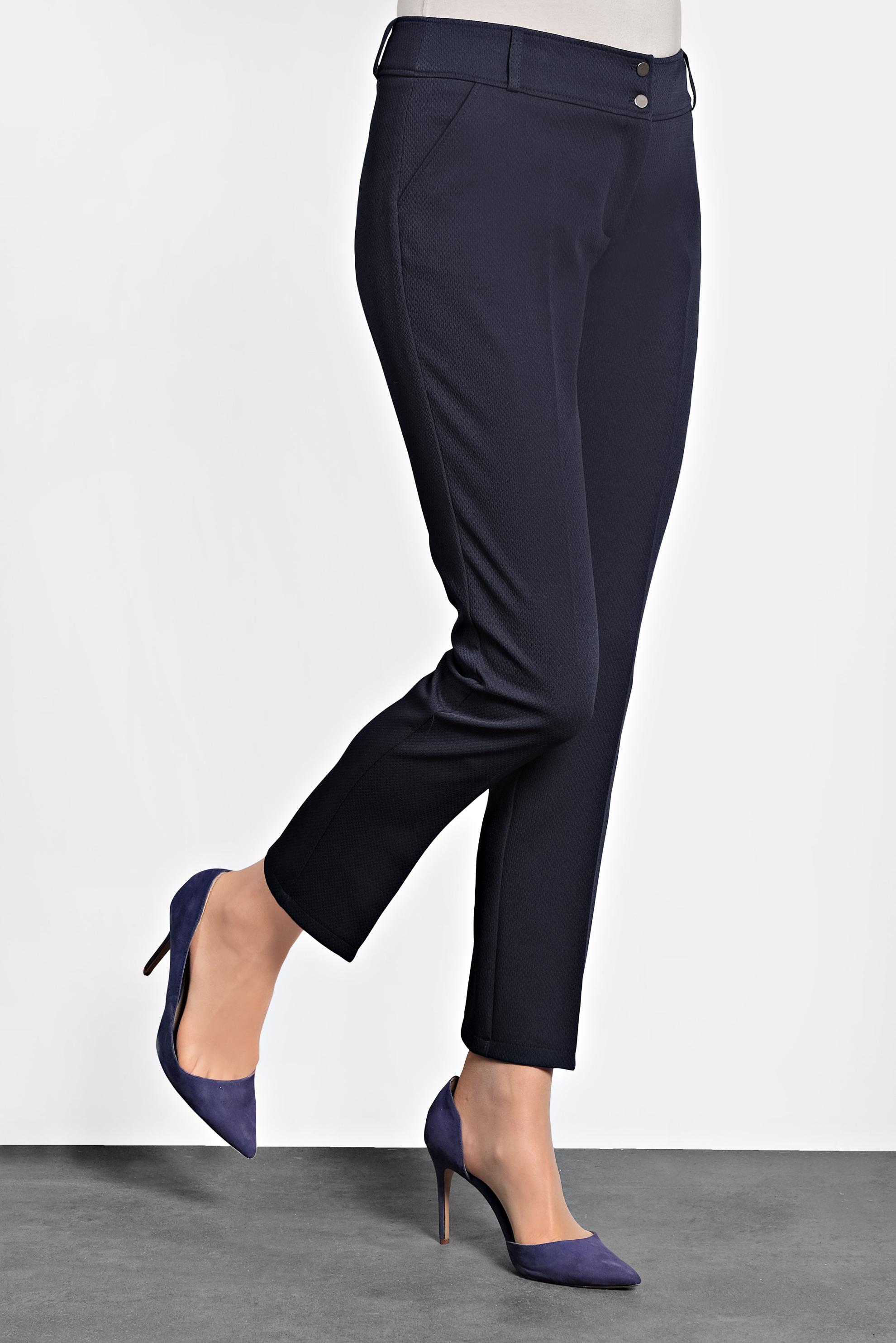 Tesettür giyim LACİVERT DÜĞMELİ DAR PAÇA PANTOLON 70022 