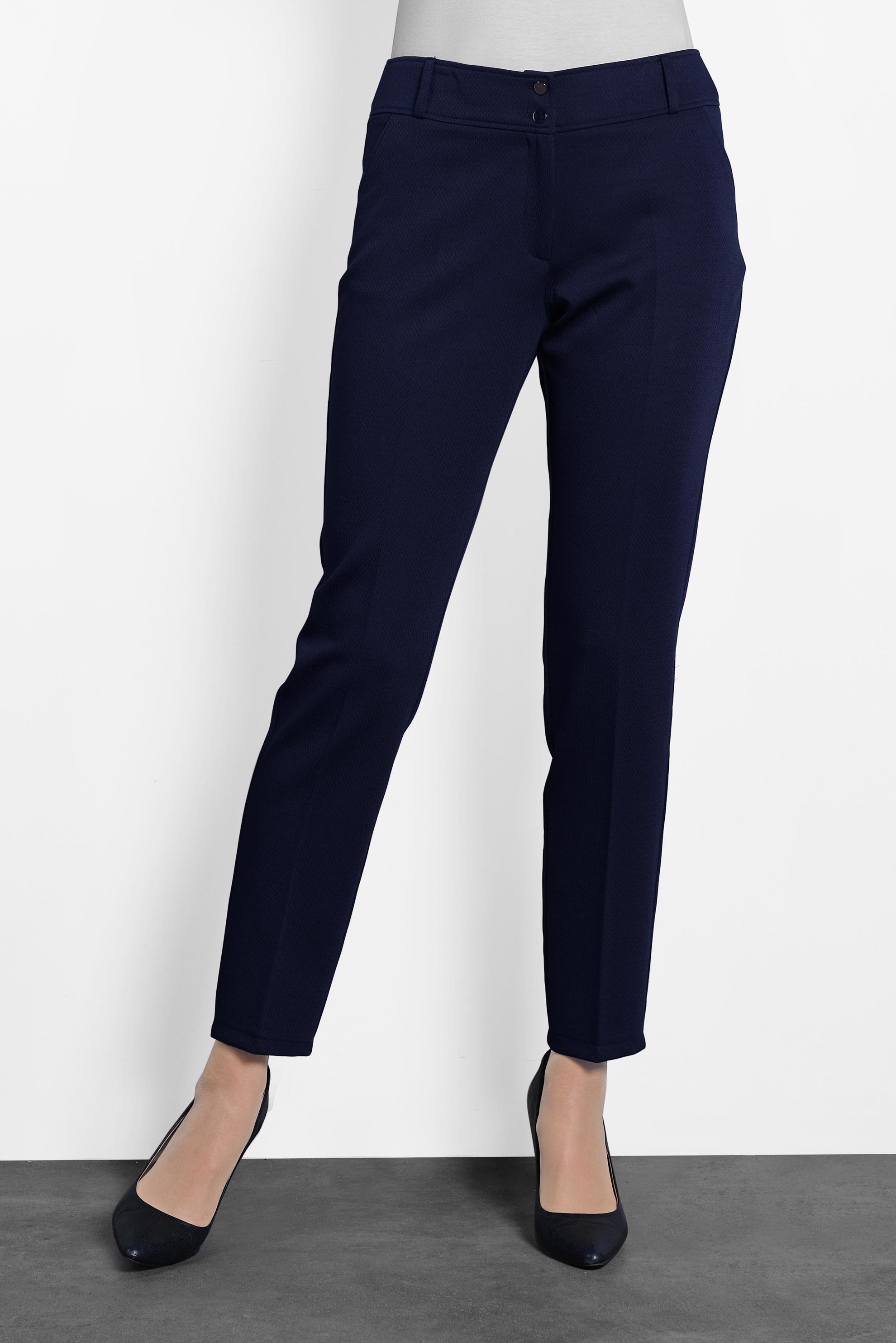 Tesettür giyim LACİVERT DÜĞMELİ DAR PAÇA PANTOLON 70022 