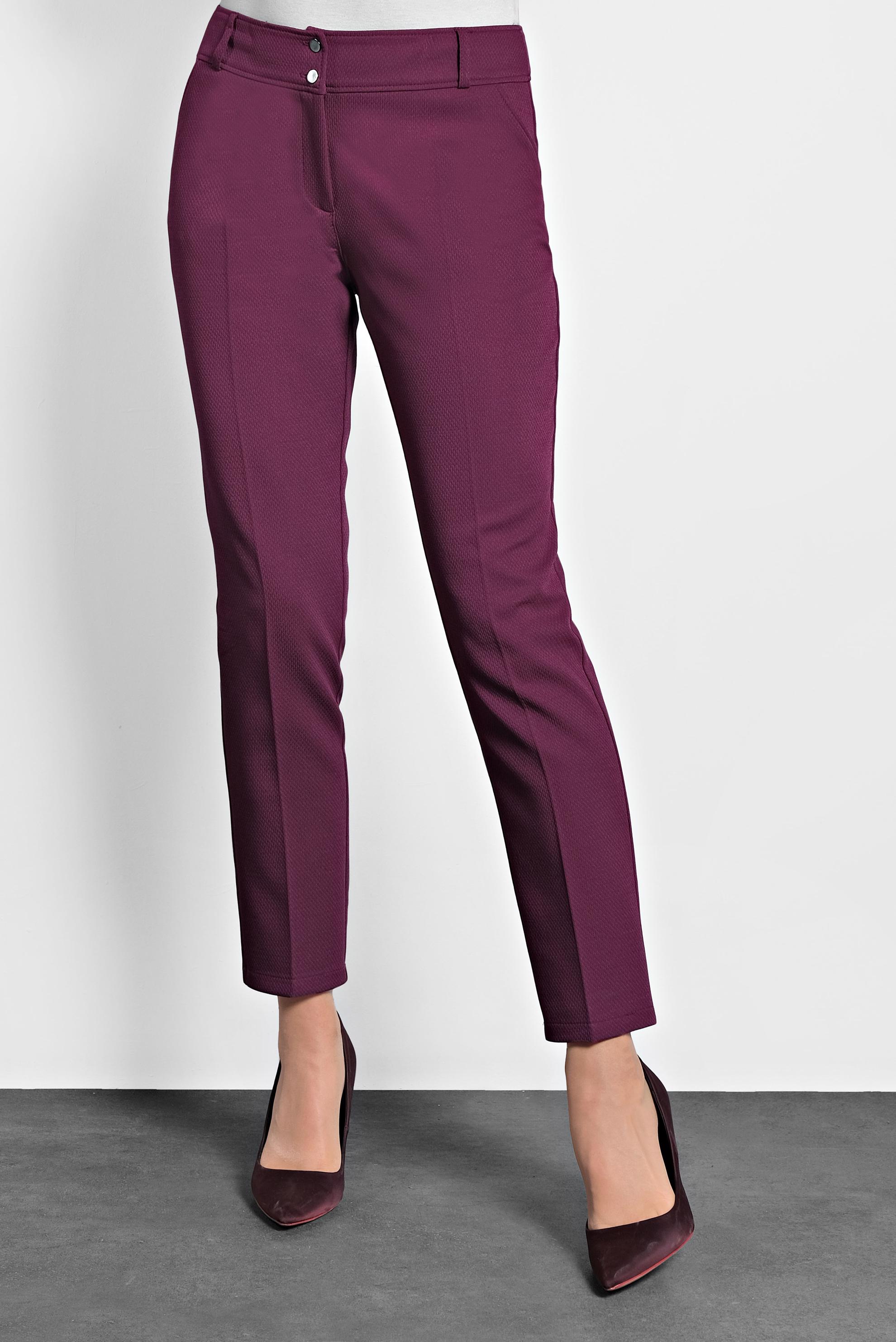 Tesettür giyim MOR DÜĞMELİ DAR PAÇA PANTOLON 70022 